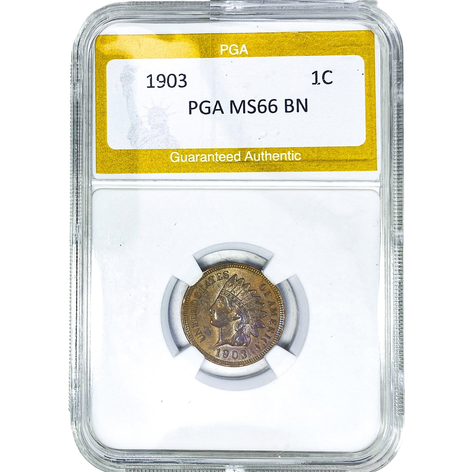 1903 Indian Head Cent PGA MS66 BN (1 of 2)