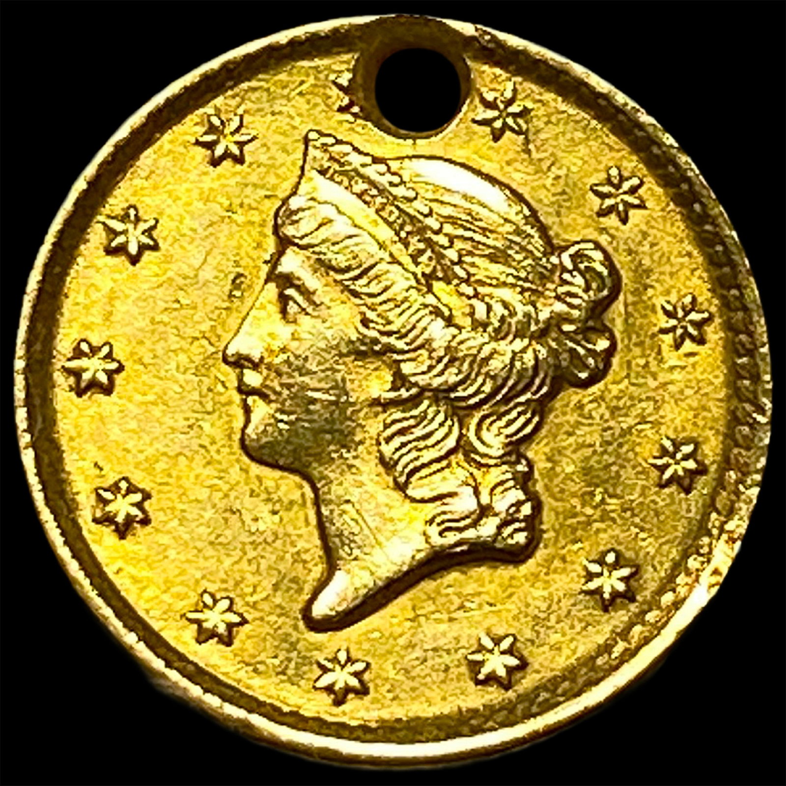 1852 Gold $1 Liberty Head Type 1 ABOUT UNCIRCULATED: 1852 Gold $1 Liberty Head Type 1 ABOUT UNCIRCULATED