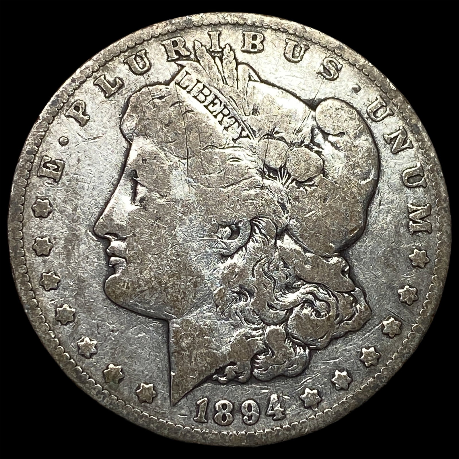 1894-O Silver Morgan Dollar NICELY CIRCULATED: 1894-O Silver Morgan Dollar NICELY CIRCULATED