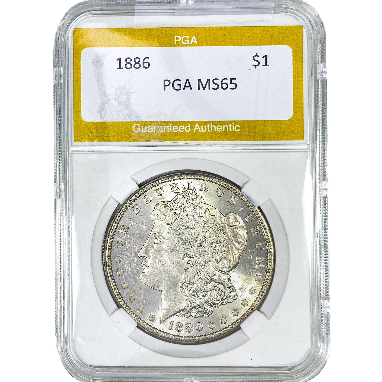 1886 Morgan Silver Dollar PGA MS65