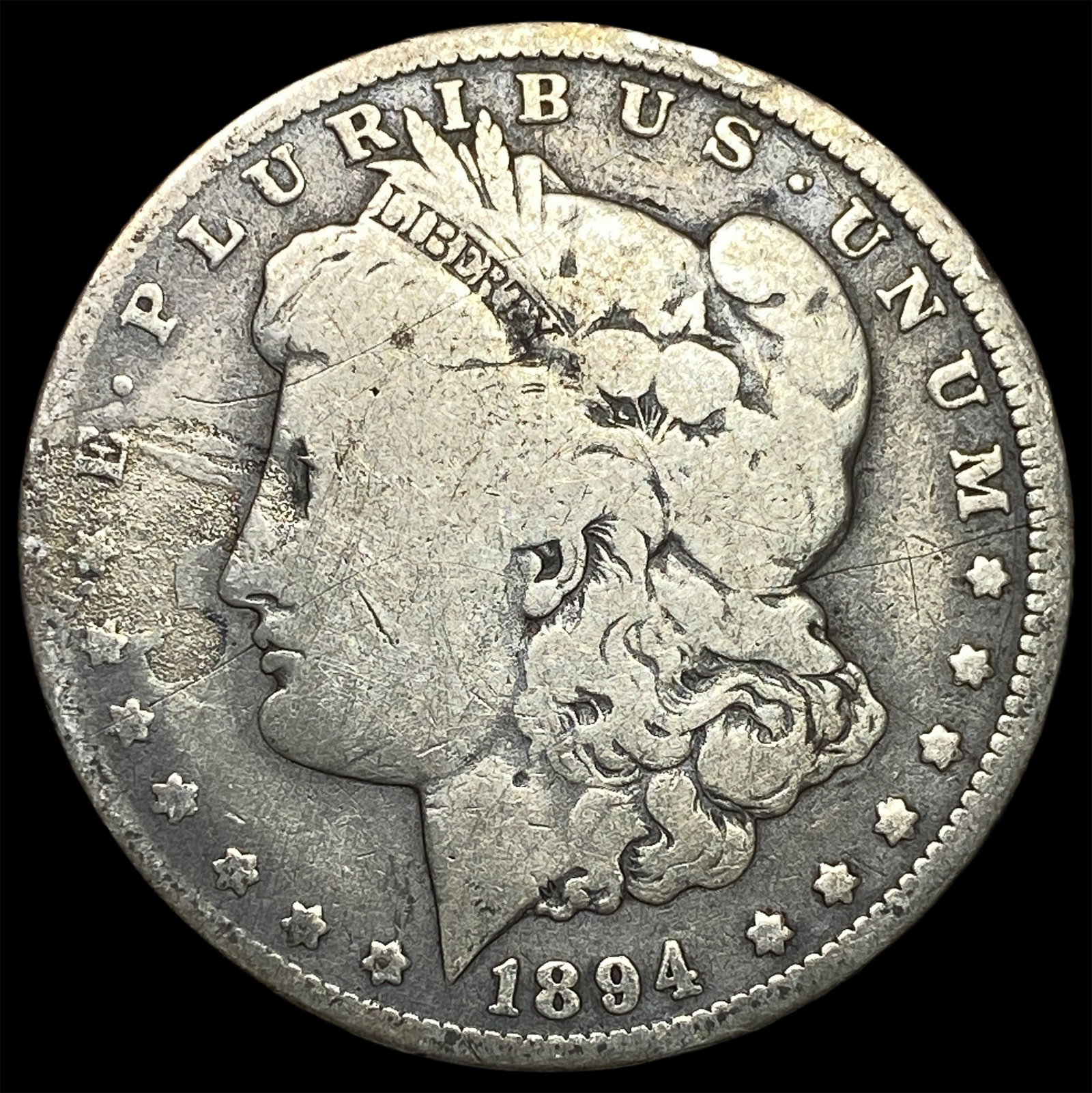 1894-O Silver Morgan Dollar NICELY CIRCULATED: 1894-O Silver Morgan Dollar NICELY CIRCULATED