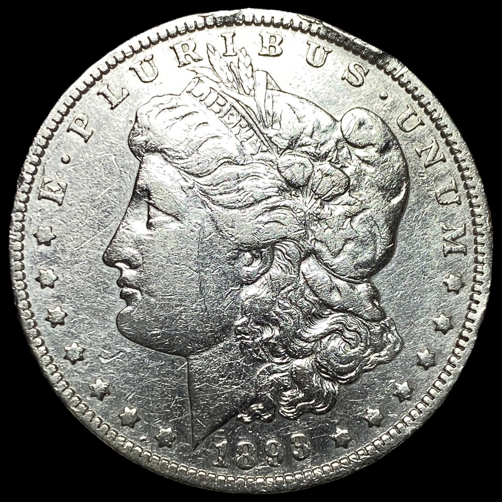 1893-O Silver Morgan Dollar CLOSELY UNCIRCULATED: 1893-O Silver Morgan Dollar CLOSELY UNCIRCULATED
