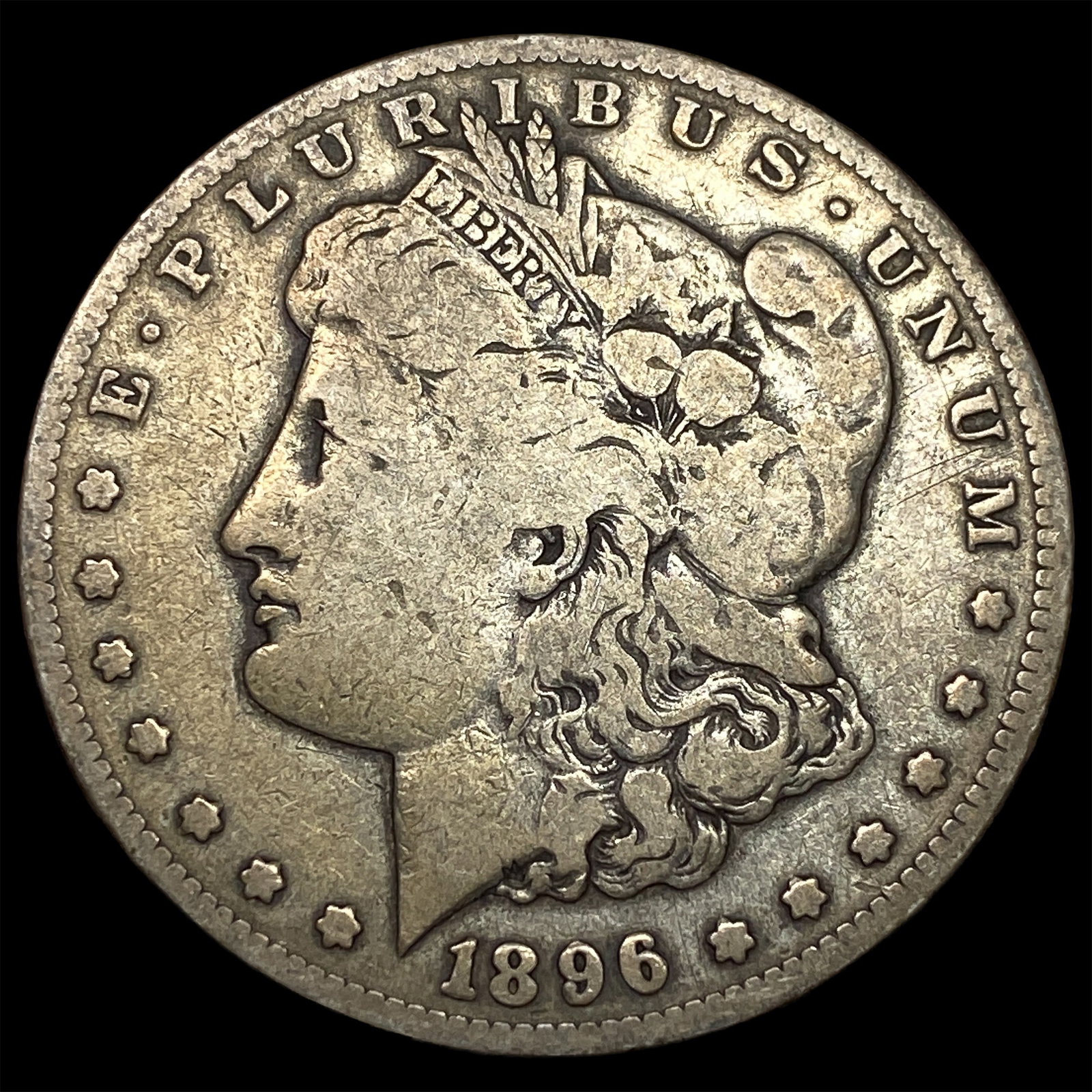 1896-S Morgan Silver Dollar LIGHTLY CIRCULATED: 1896-S Morgan Silver Dollar LIGHTLY CIRCULATED