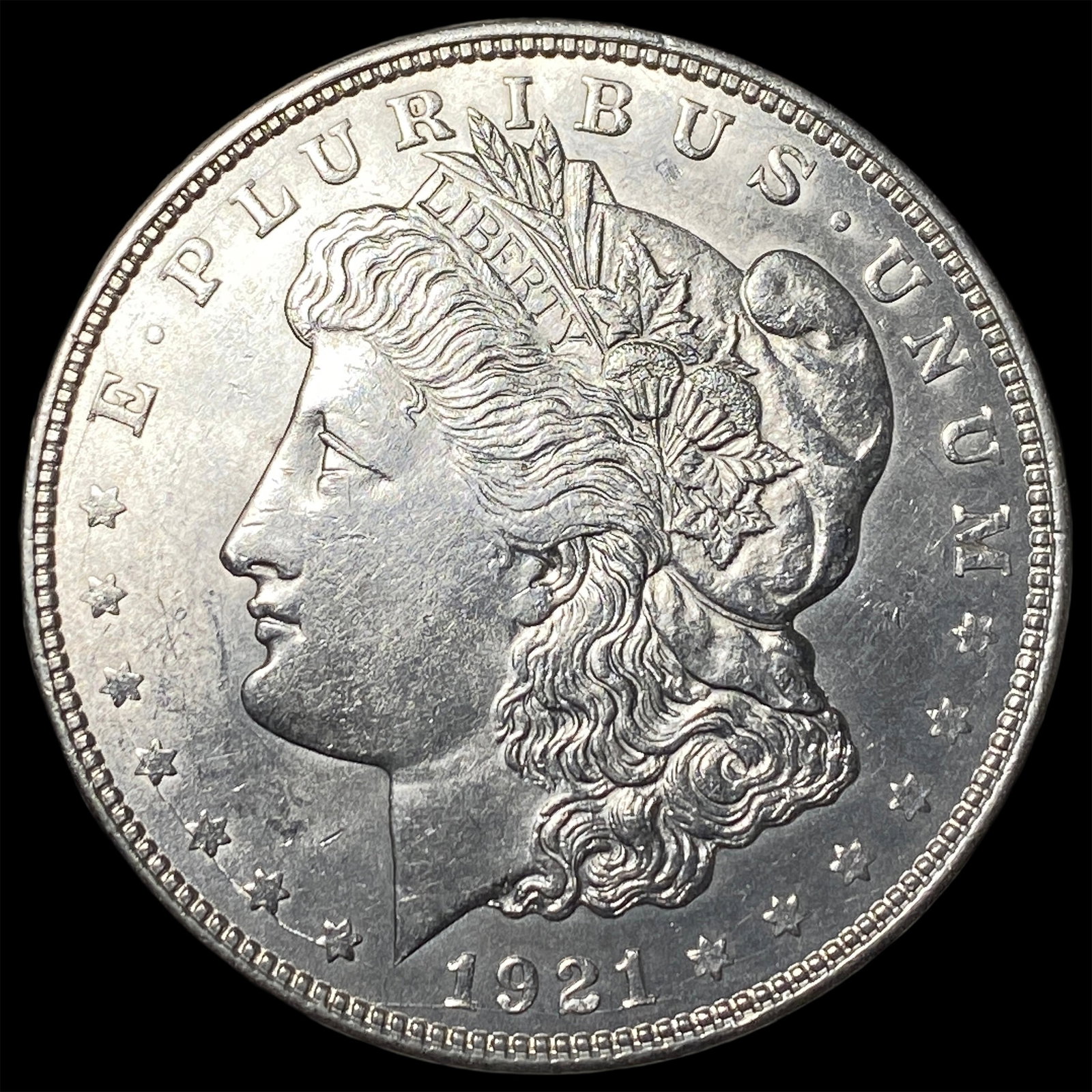 1921-D Silver Morgan Dollar CHOICE BU (1 of 2)
