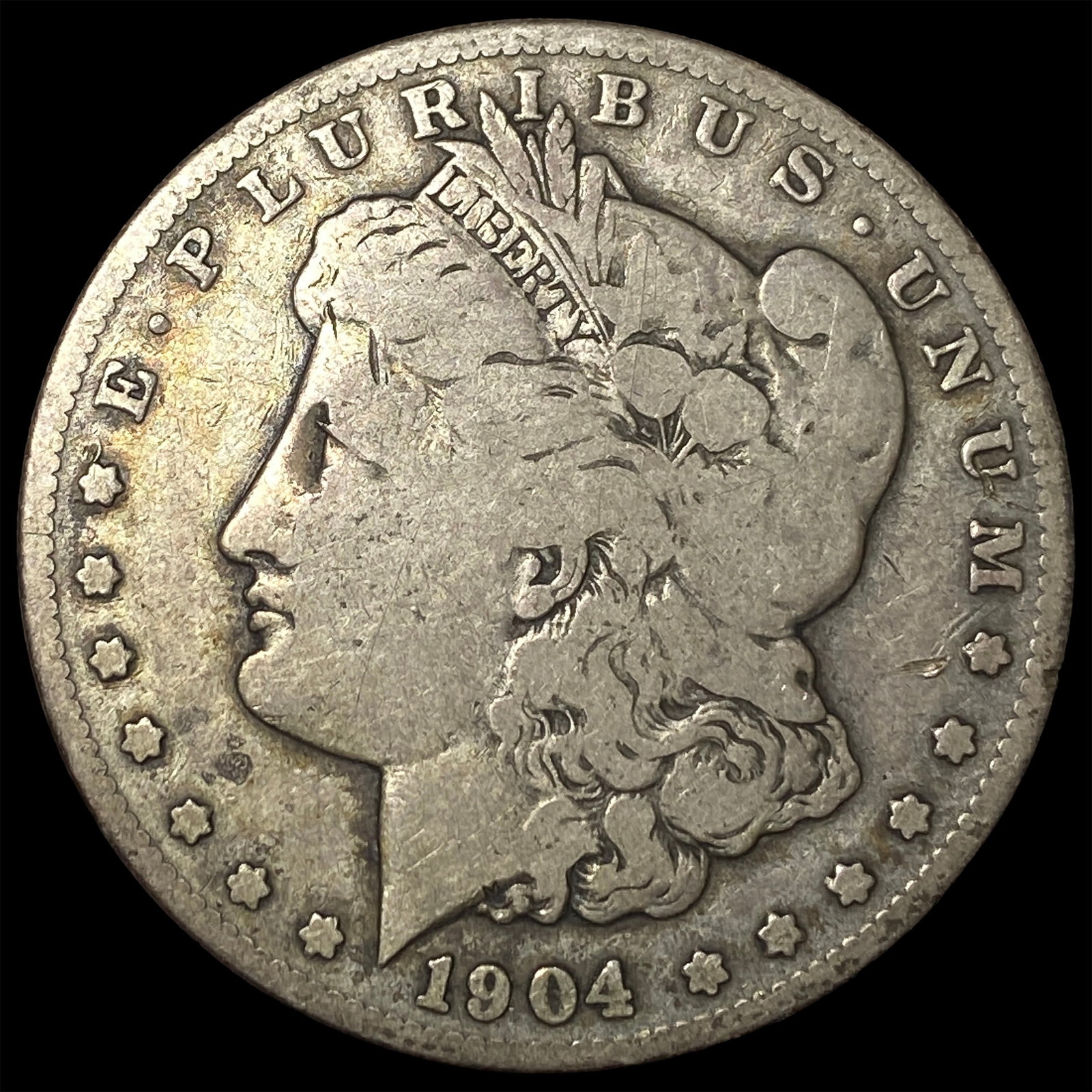 1904-S Silver Morgan Dollar LIGHTLY CIRCULATED: 1904-S Silver Morgan Dollar LIGHTLY CIRCULATED