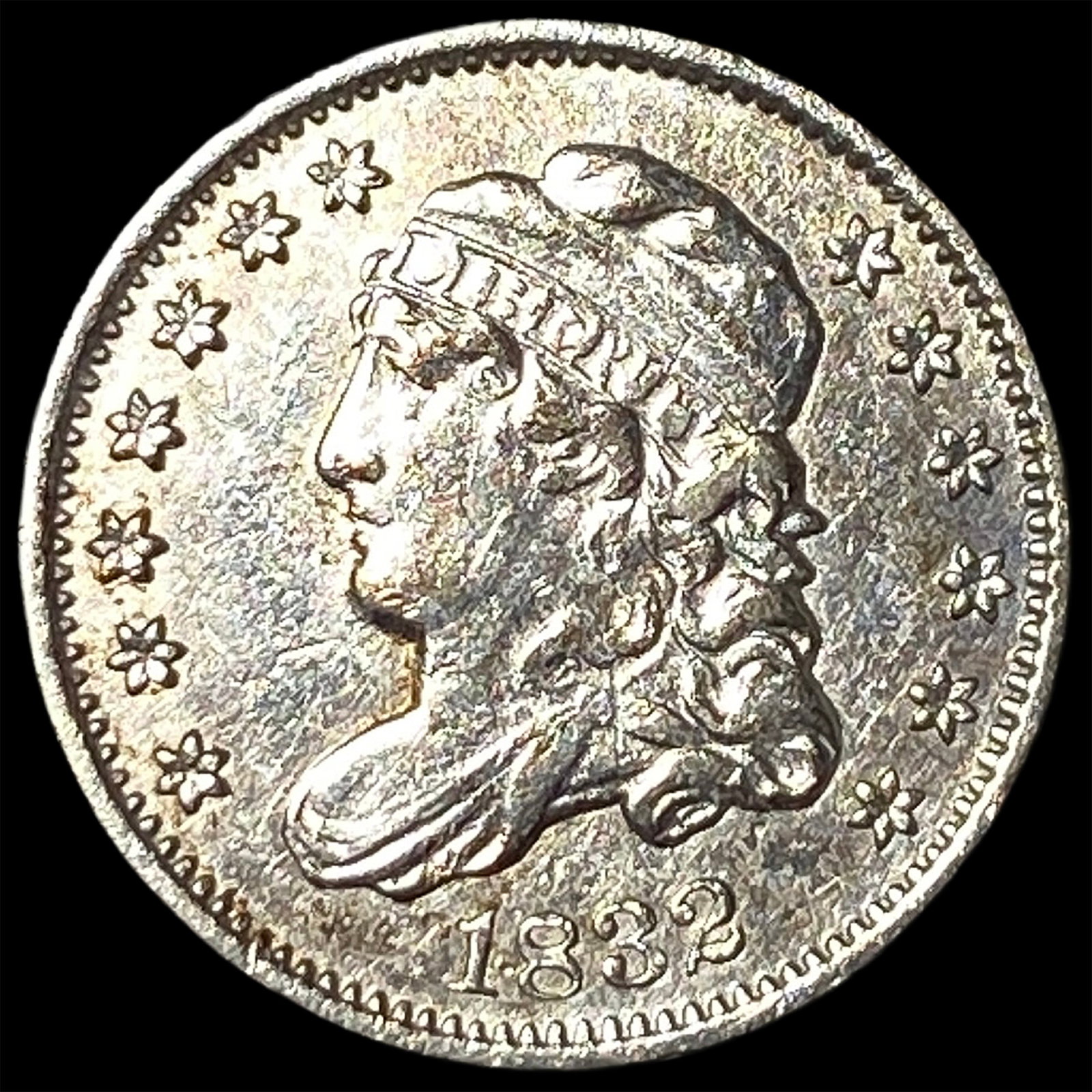 1832 Capped Bust Silver Half Dime UNCIRCULATED (1 of 2)