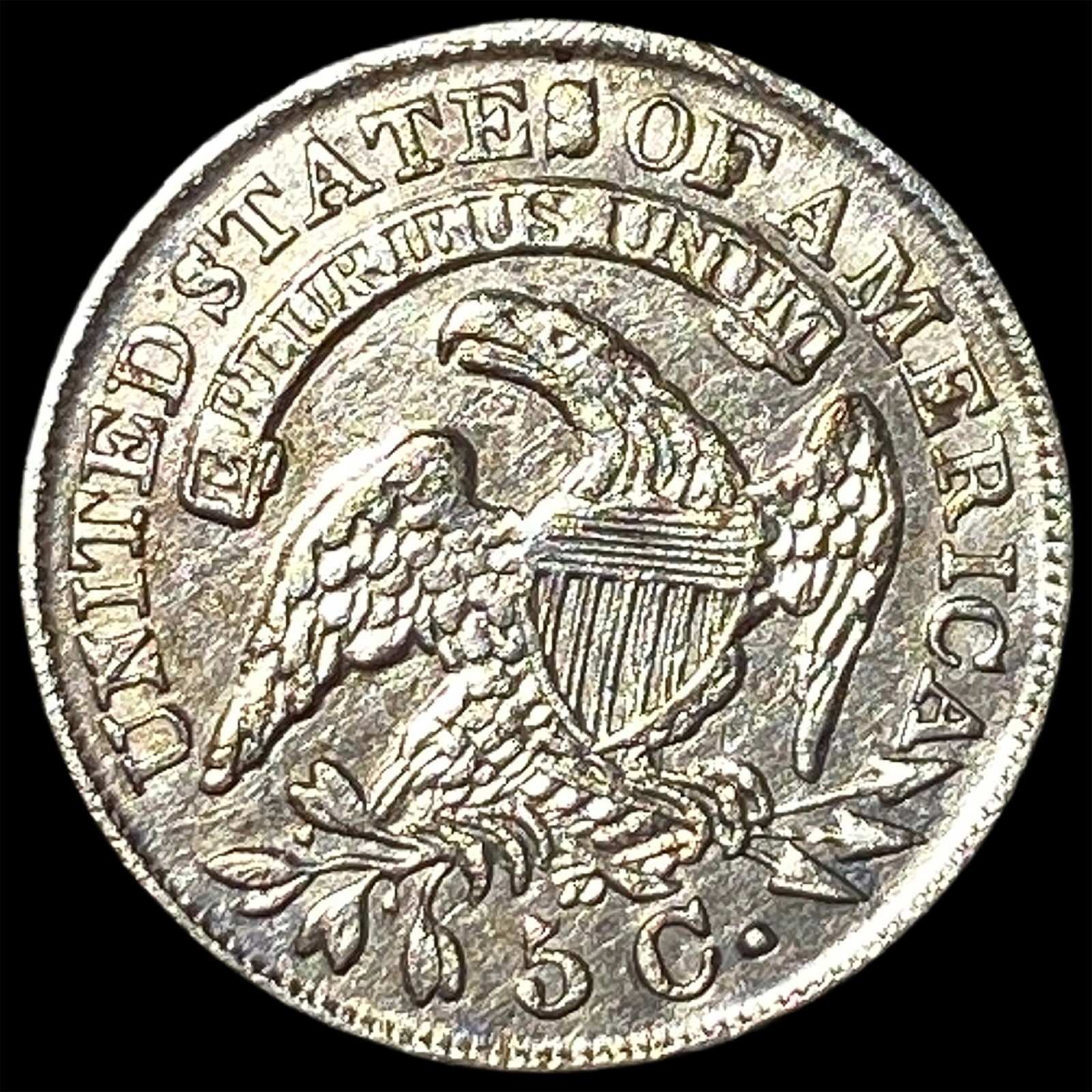 1832 Capped Bust Silver Half Dime UNCIRCULATED - 2