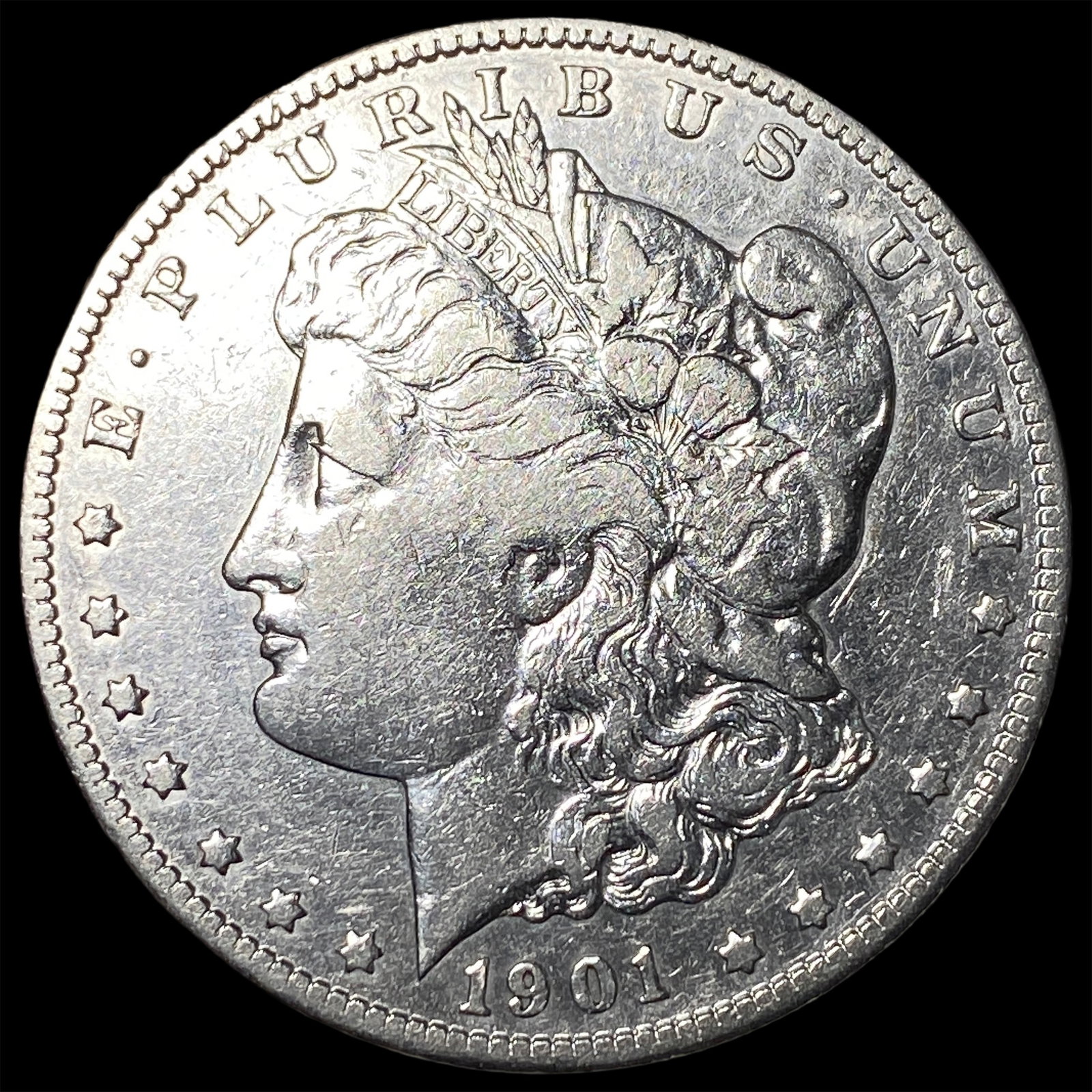 1901-S Silver Morgan Dollar ABOUT UNCIRCULATED (1 of 2)