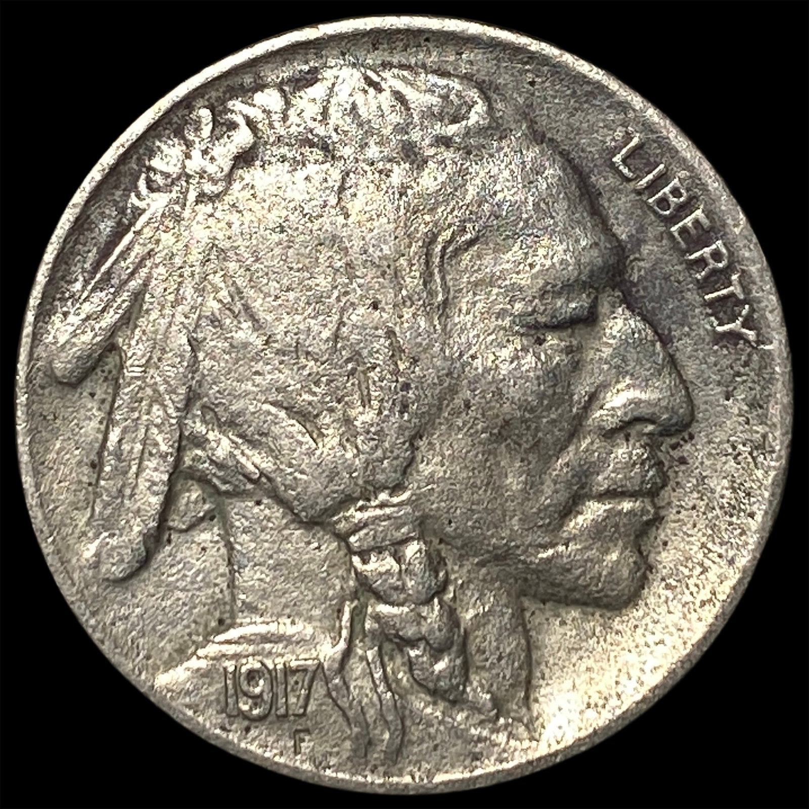 1917-D Buffalo Nickel CLOSELY UNCIRCULATED: 1917-D Buffalo Nickel CLOSELY UNCIRCULATED