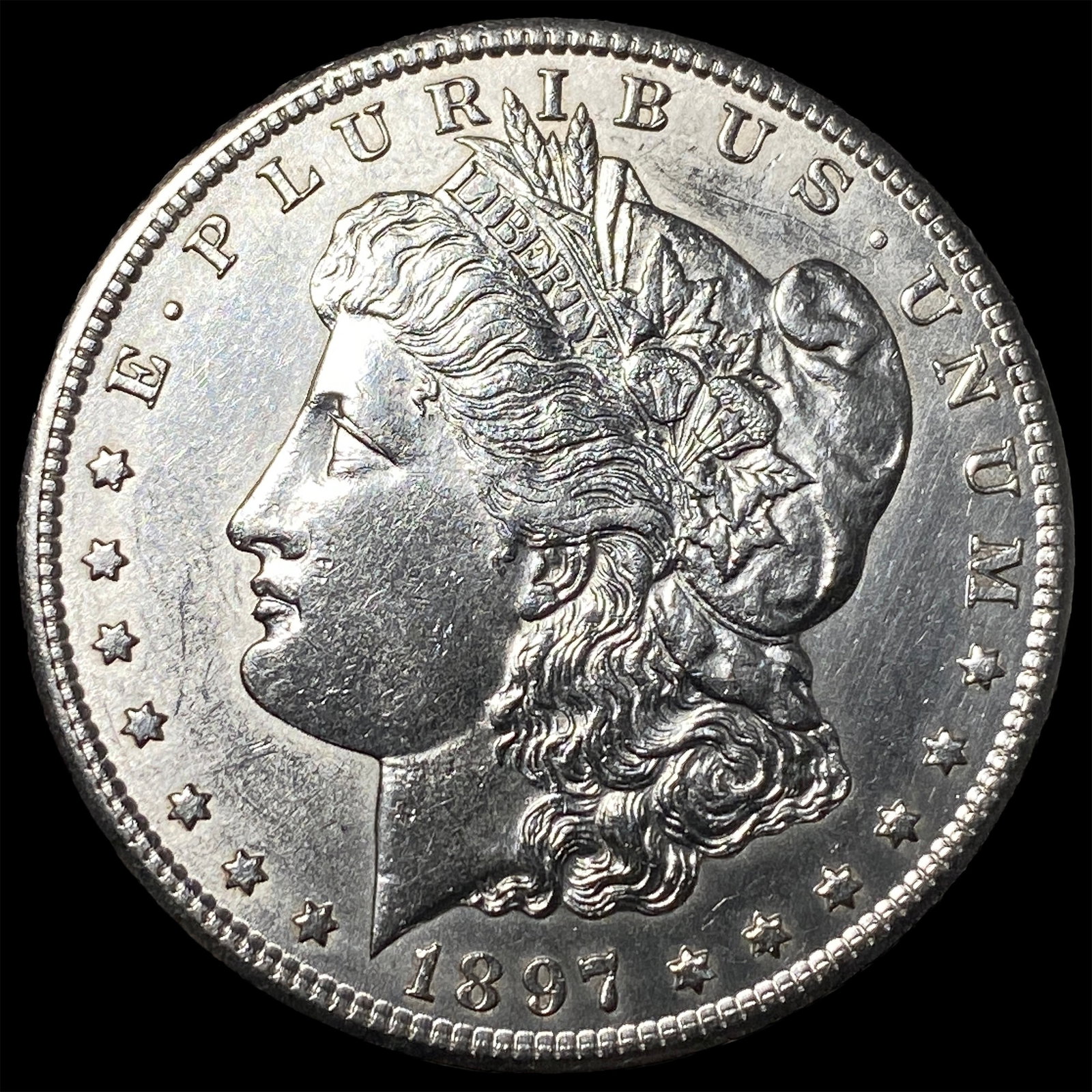 1897-S Silver Morgan Dollar UNCIRCULATED: 1897-S Silver Morgan Dollar UNCIRCULATED