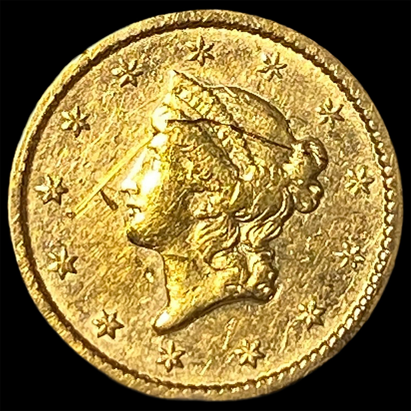 1852 Gold $1 Liberty Head Type 1 HIGH GRADE: 1852 Gold $1 Liberty Head Type 1 HIGH GRADE