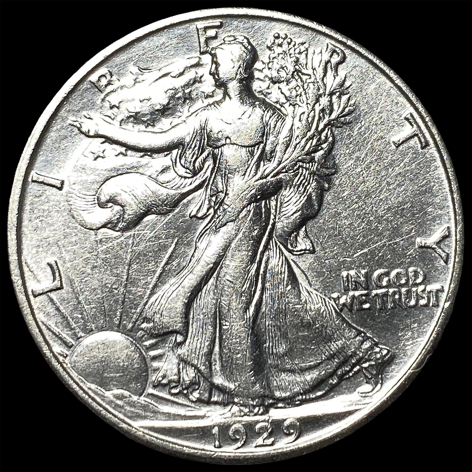 1929-D Walking Liberty Half Dollar HIGH GRADE (1 of 2)
