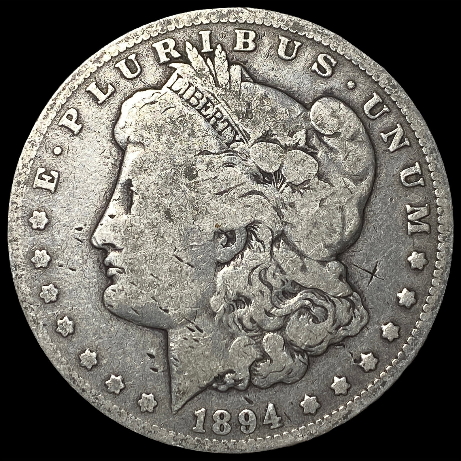 1894-O Silver Morgan Dollar NICELY CIRCULATED: 1894-O Silver Morgan Dollar NICELY CIRCULATED