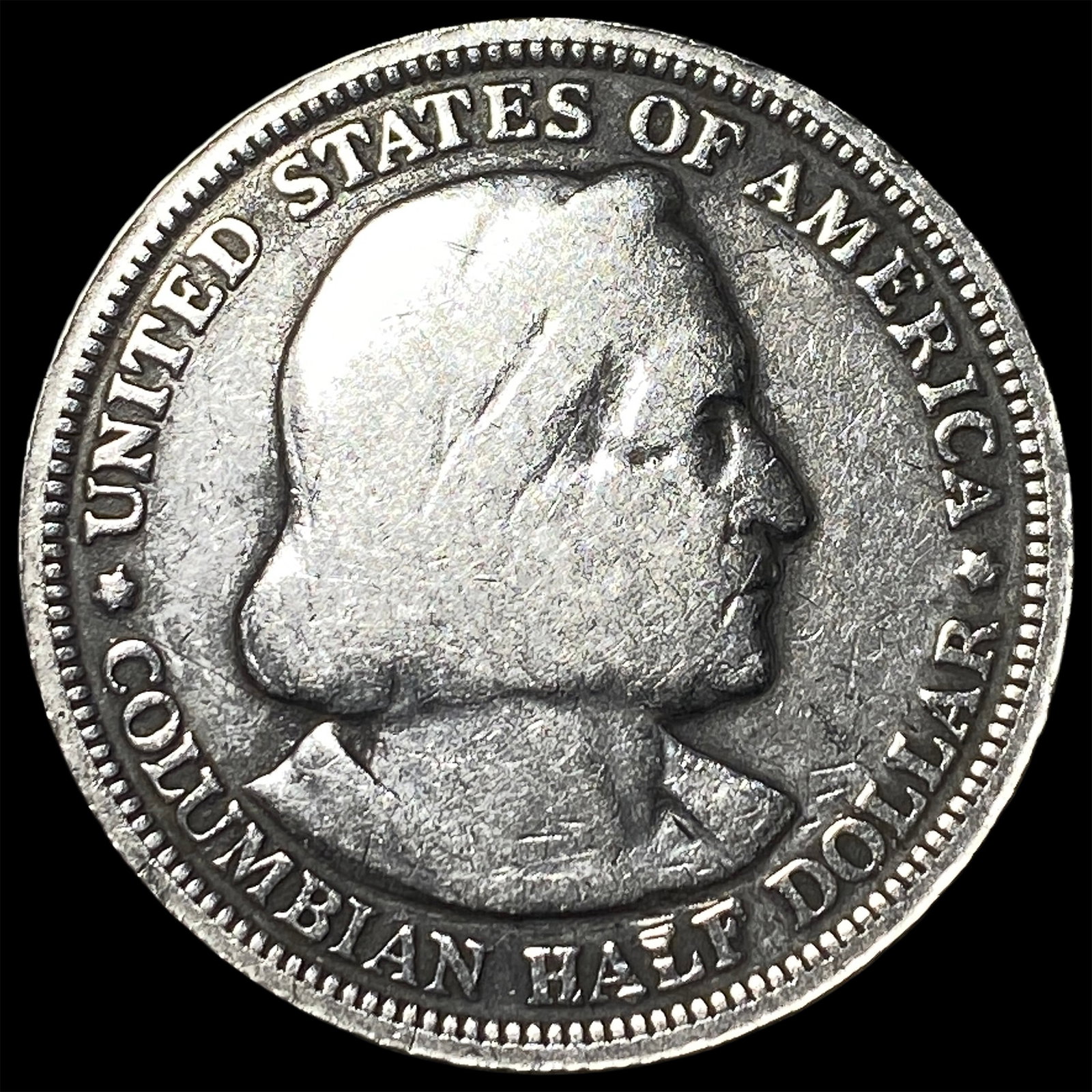 1892 Silver Columbian Expo Half Dollar NEARLY UNCIRCULATED: 1892 Silver Columbian Expo Half Dollar NEARLY UNCIRCULATED