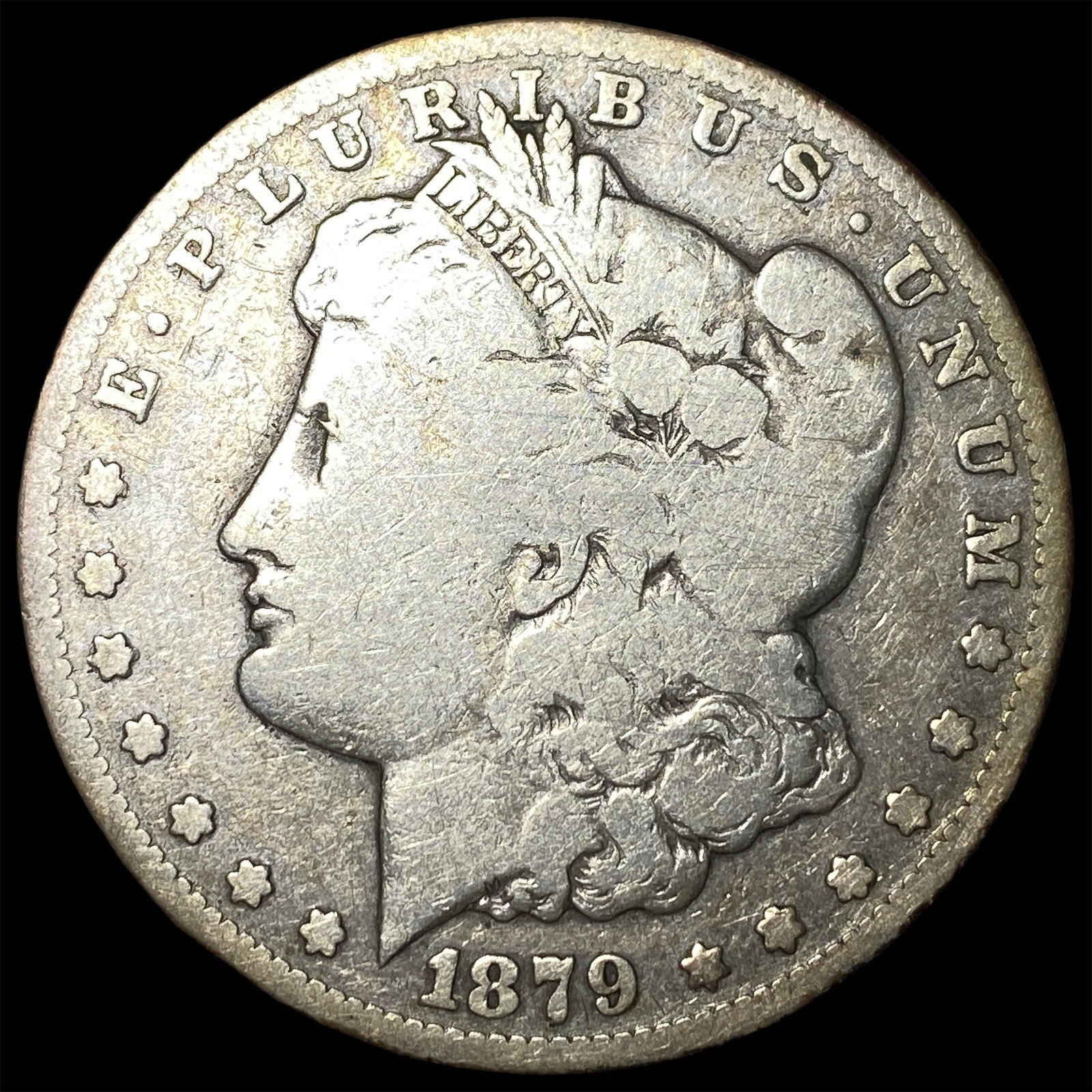 1879-CC Silver Morgan Dollar LIGHTLY CIRCULATED: 1879-CC Silver Morgan Dollar LIGHTLY CIRCULATED