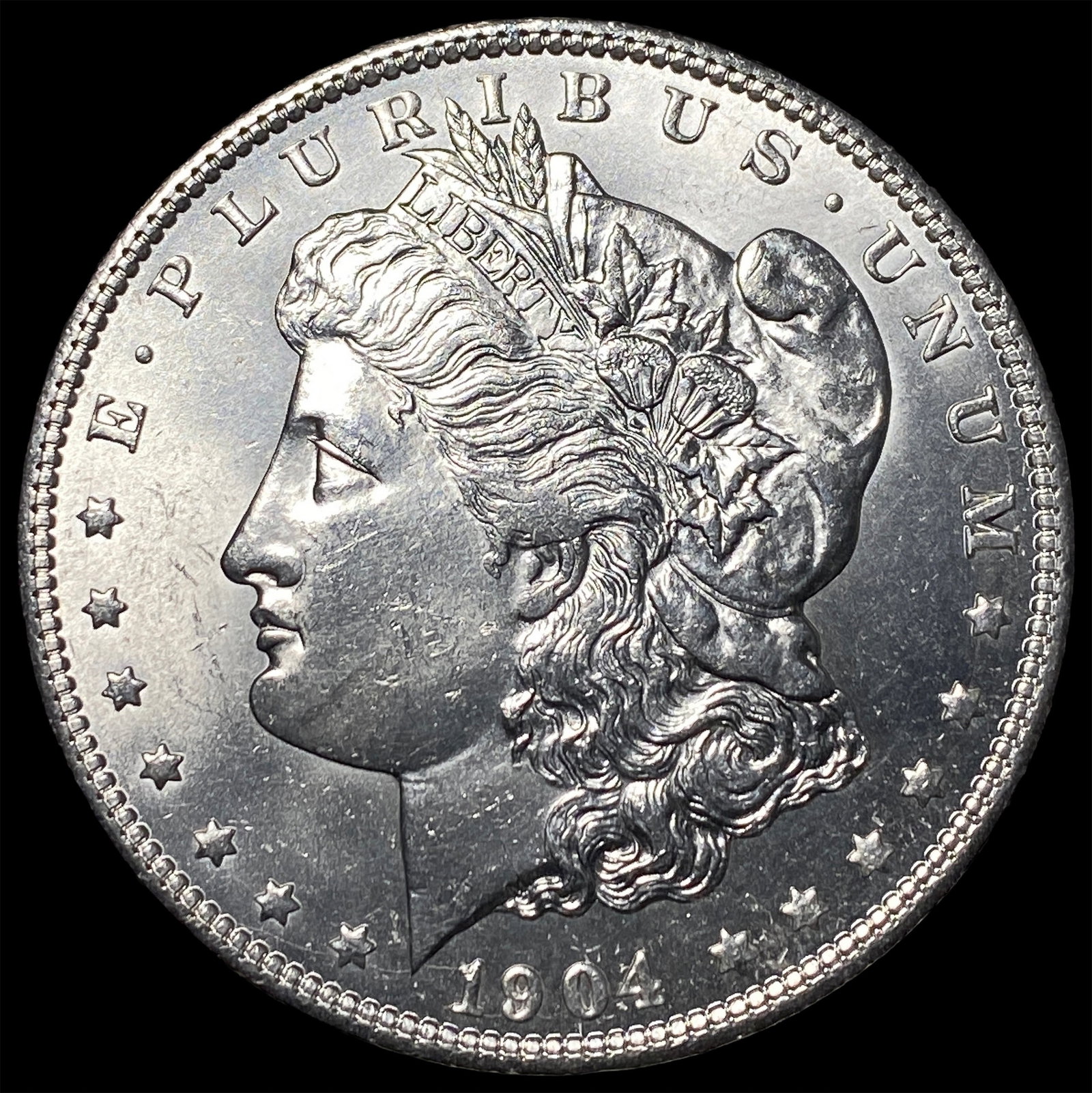 1904-O Silver Morgan Dollar CHOICE BU (1 of 2)