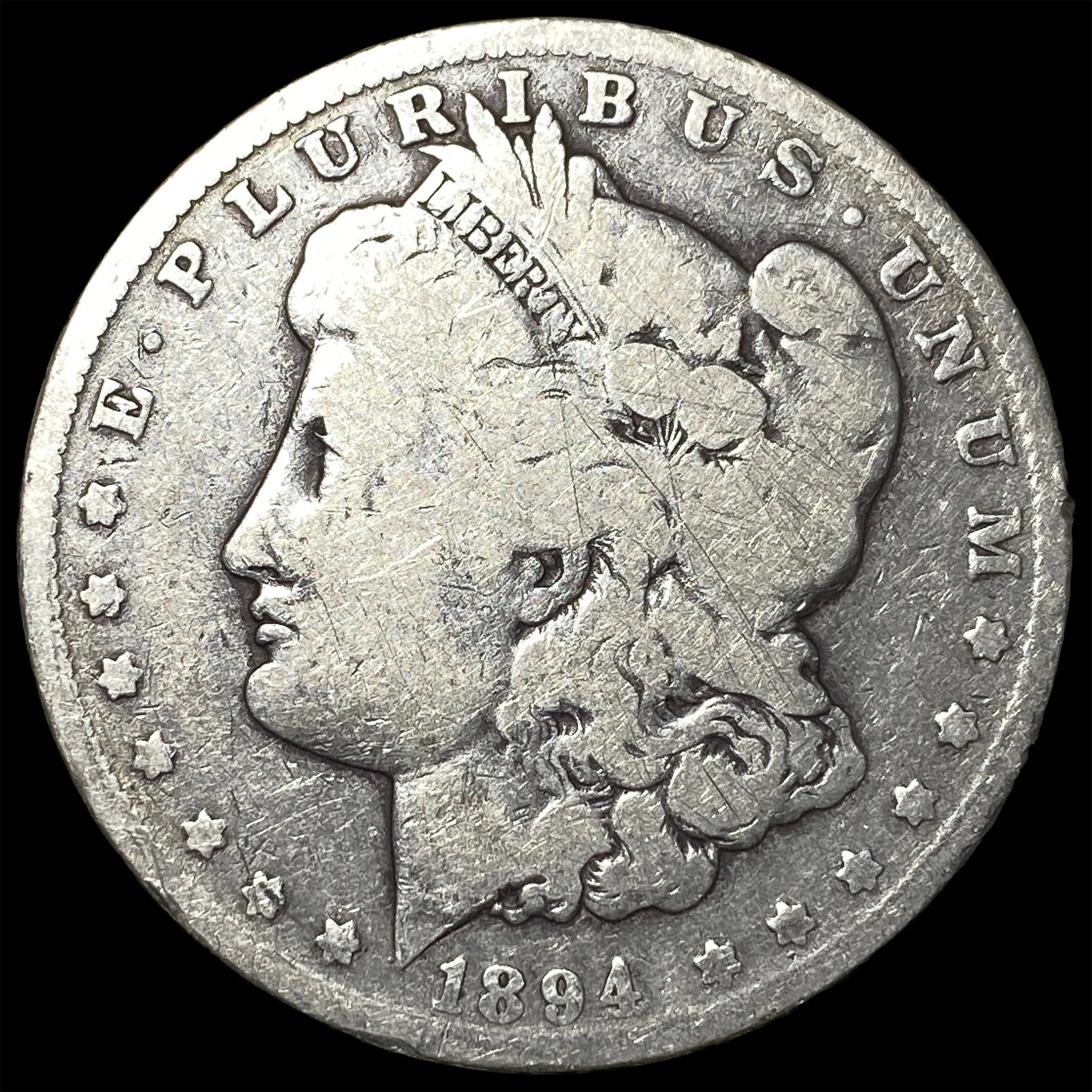 1894-O Silver Morgan Dollar NICELY CIRCULATED: 1894-O Silver Morgan Dollar NICELY CIRCULATED