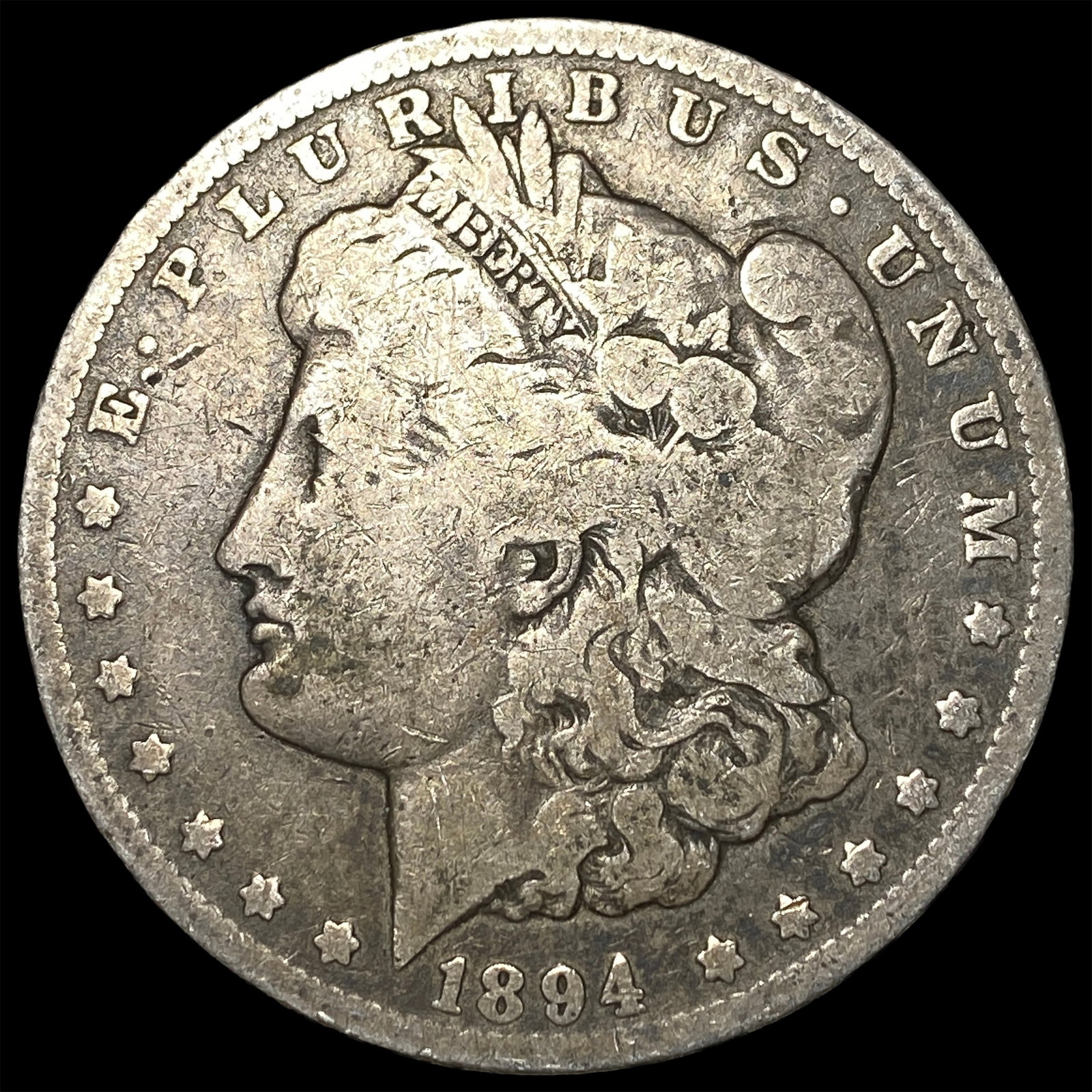 1894-O Silver Morgan Dollar NICELY CIRCULATED: 1894-O Silver Morgan Dollar NICELY CIRCULATED