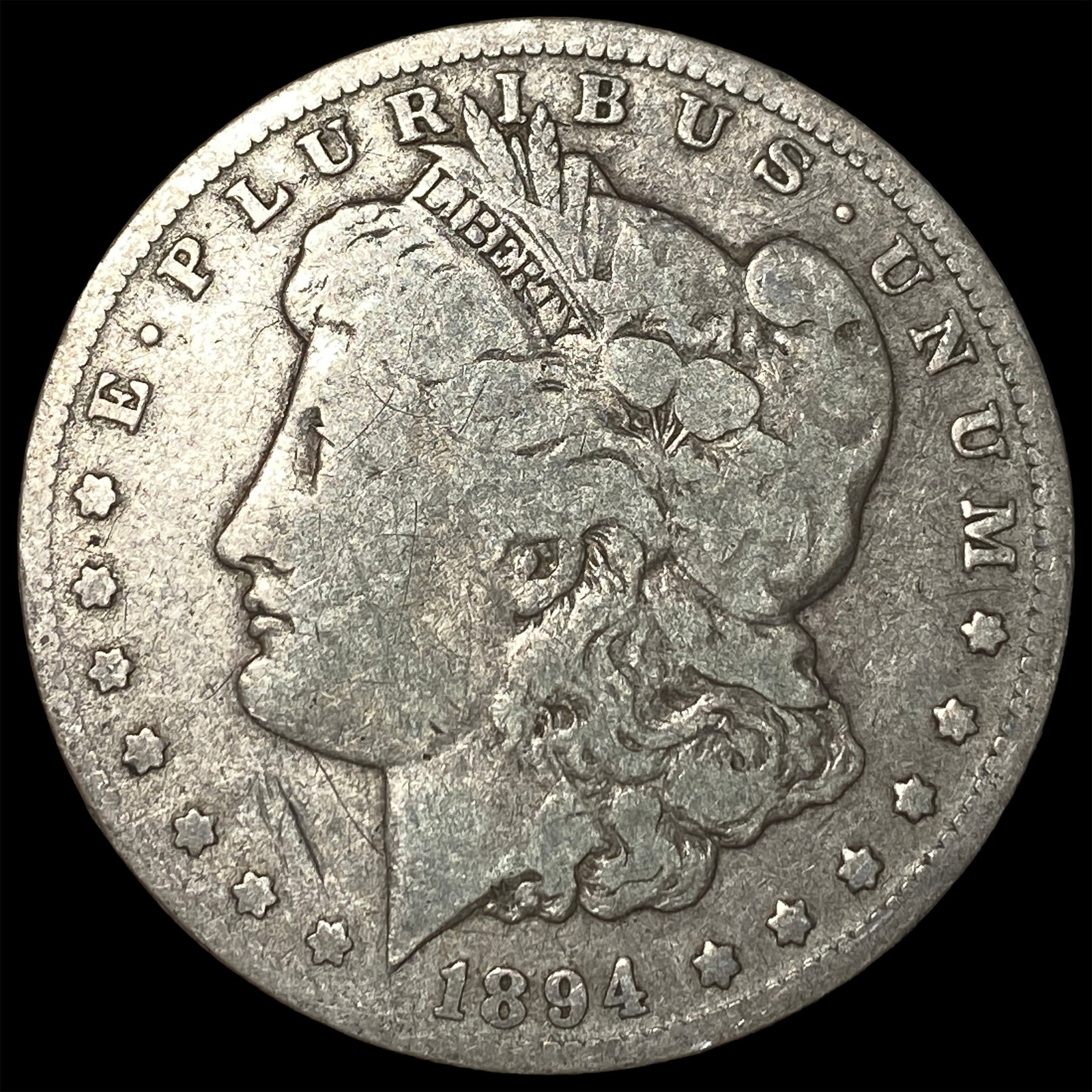 1894-O Silver Morgan Dollar NICELY CIRCULATED: 1894-O Silver Morgan Dollar NICELY CIRCULATED