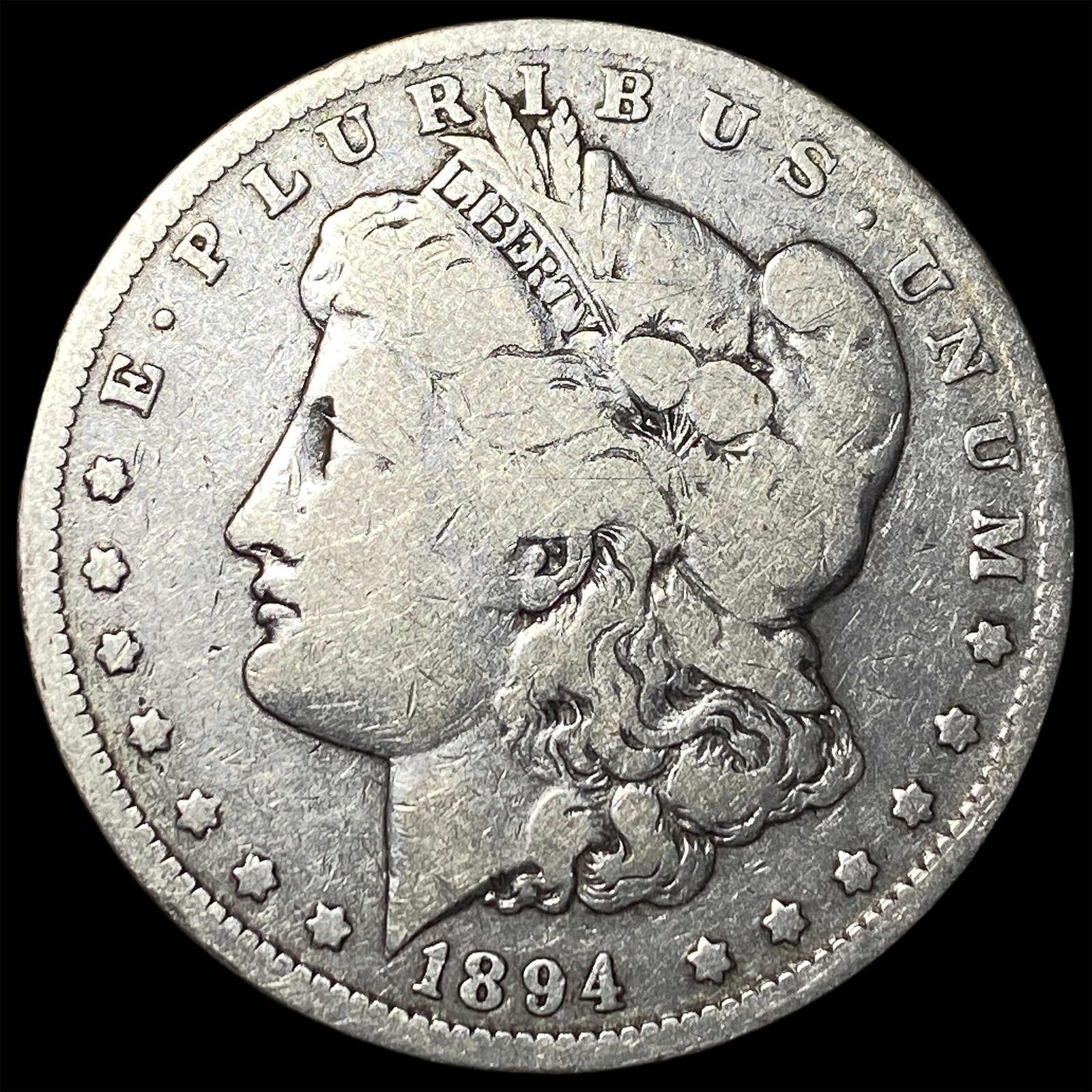 1894-O Silver Morgan Dollar NICELY CIRCULATED: 1894-O Silver Morgan Dollar NICELY CIRCULATED