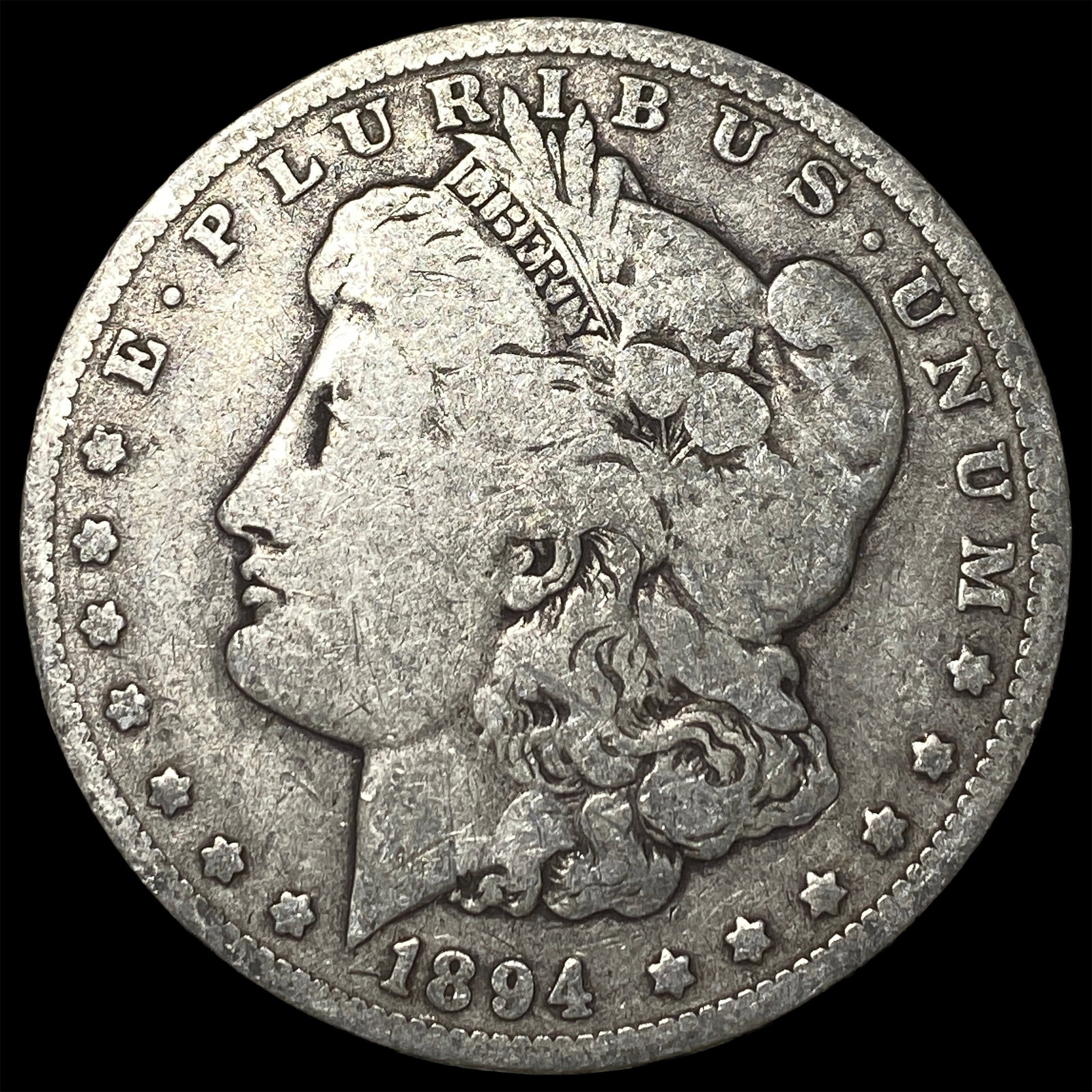 1894-O Silver Morgan Dollar NICELY CIRCULATED: 1894-O Silver Morgan Dollar NICELY CIRCULATED