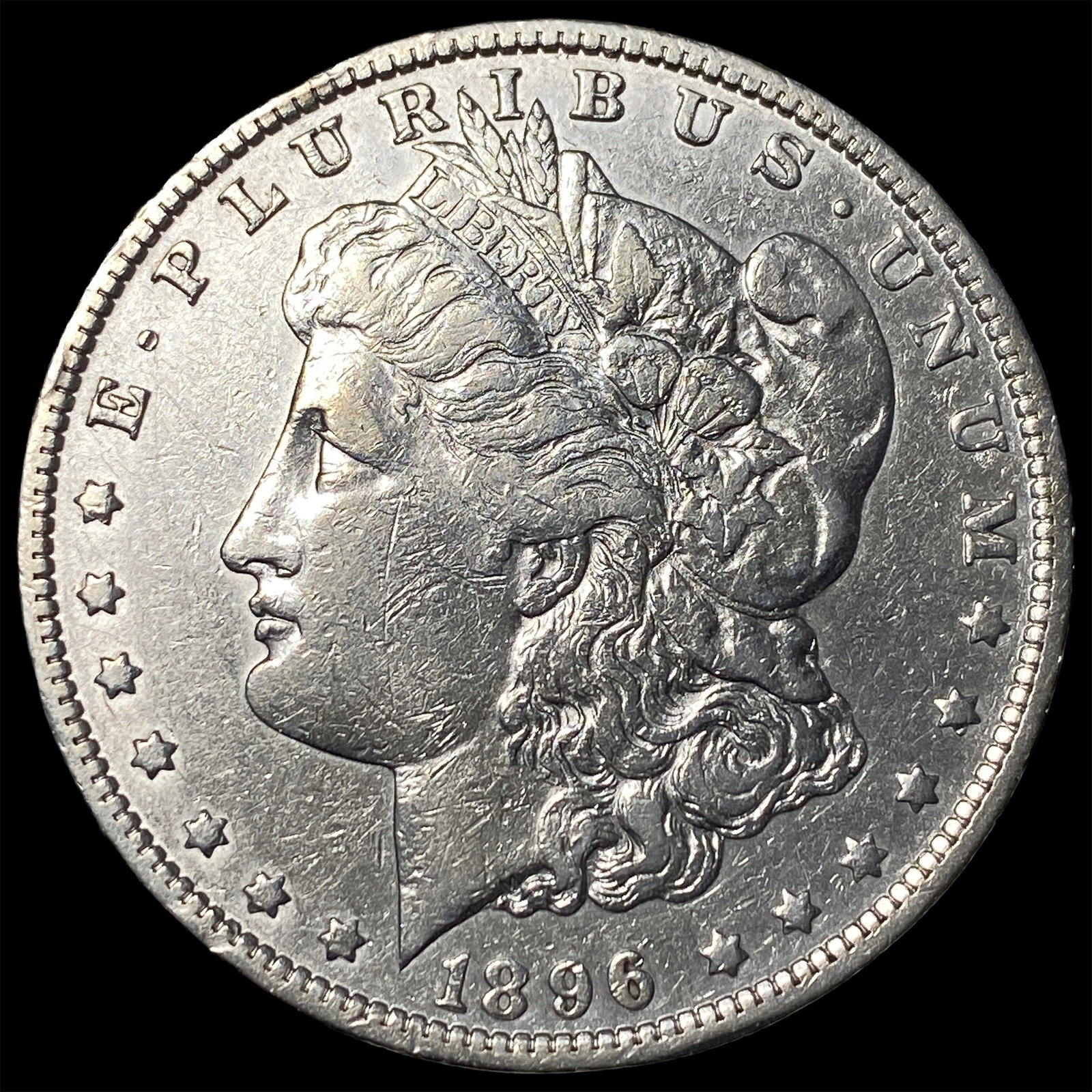 1896-O Silver Morgan Dollar HIGH GRADE (1 of 2)