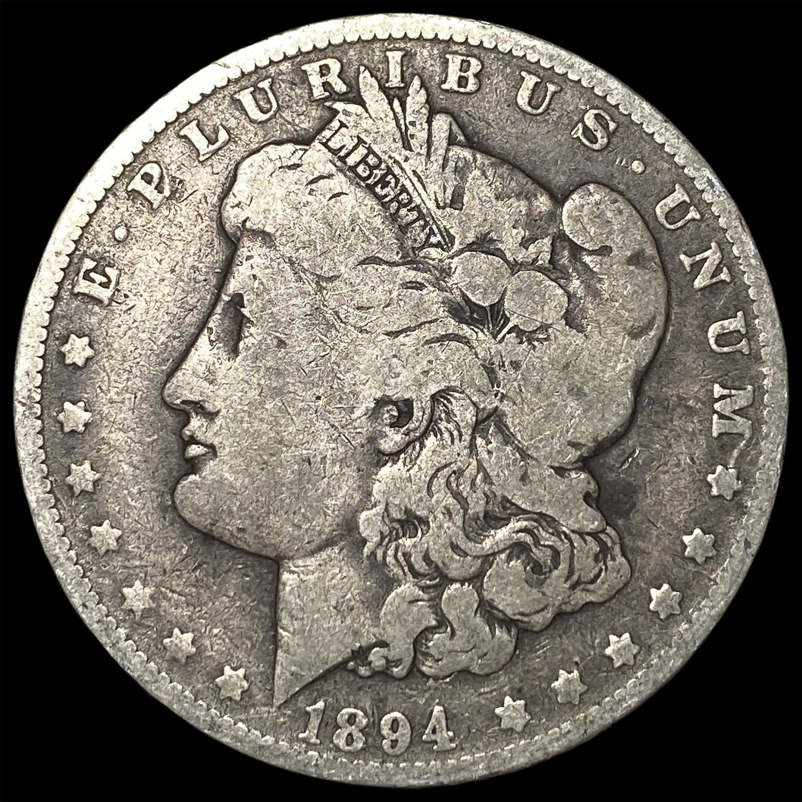 1894-O Silver Morgan Dollar NICELY CIRCULATED: 1894-O Silver Morgan Dollar NICELY CIRCULATED