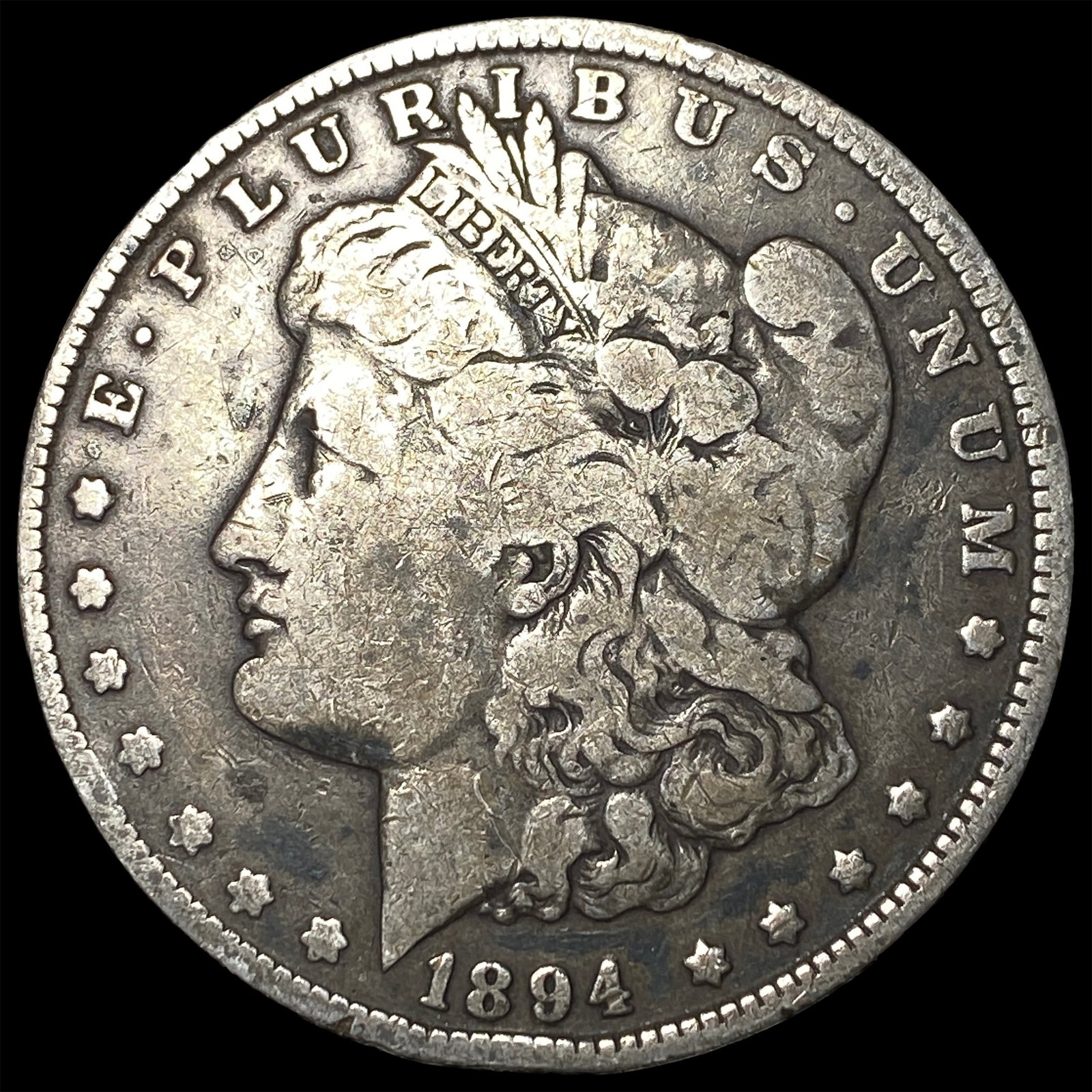 1894-O Silver Morgan Dollar NICELY CIRCULATED: 1894-O Silver Morgan Dollar NICELY CIRCULATED