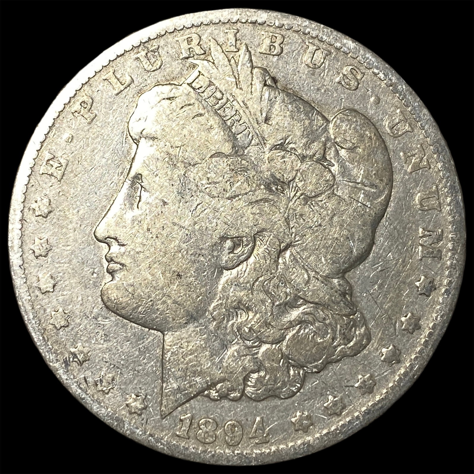 1894-O Silver Morgan Dollar NICELY CIRCULATED: 1894-O Silver Morgan Dollar NICELY CIRCULATED