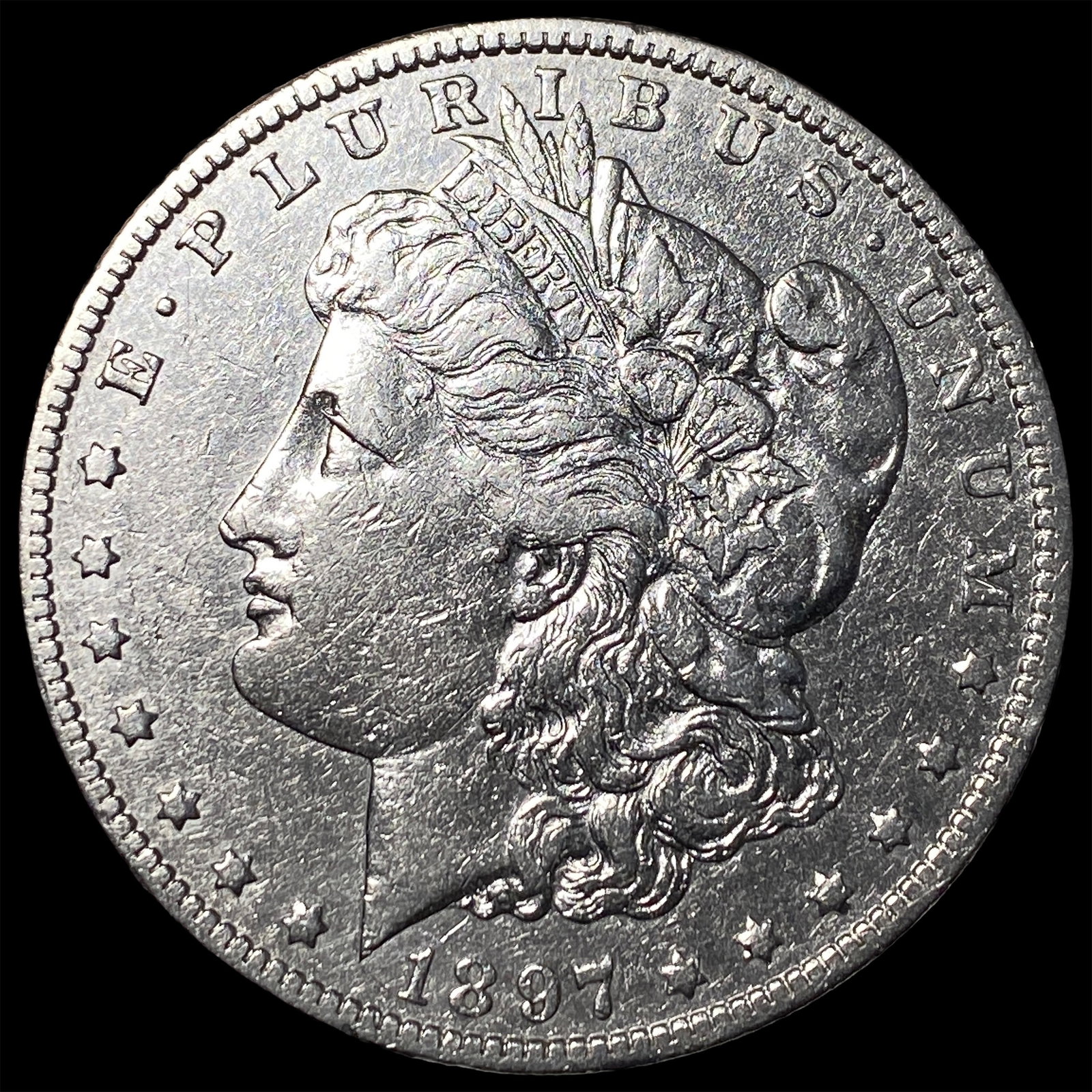 1897-O Silver Morgan Dollar CLOSELY UNCIRCULATED (1 of 2)