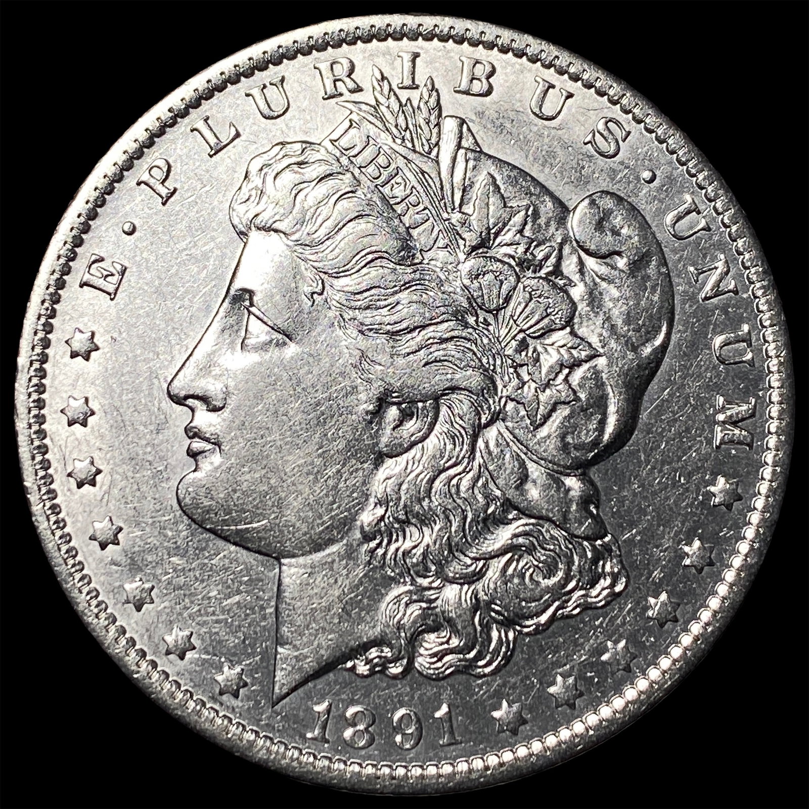 1891-O Silver Morgan Dollar CLOSELY UNCIRCULATED: 1891-O Silver Morgan Dollar CLOSELY UNCIRCULATED