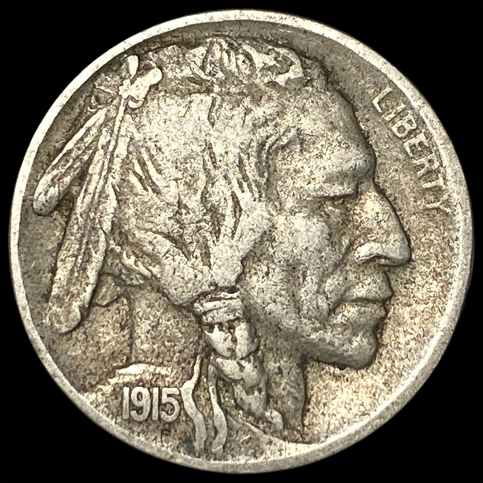1915-D Buffalo Nickel LIGHTLY CIRCULATED: 1915-D Buffalo Nickel LIGHTLY CIRCULATED