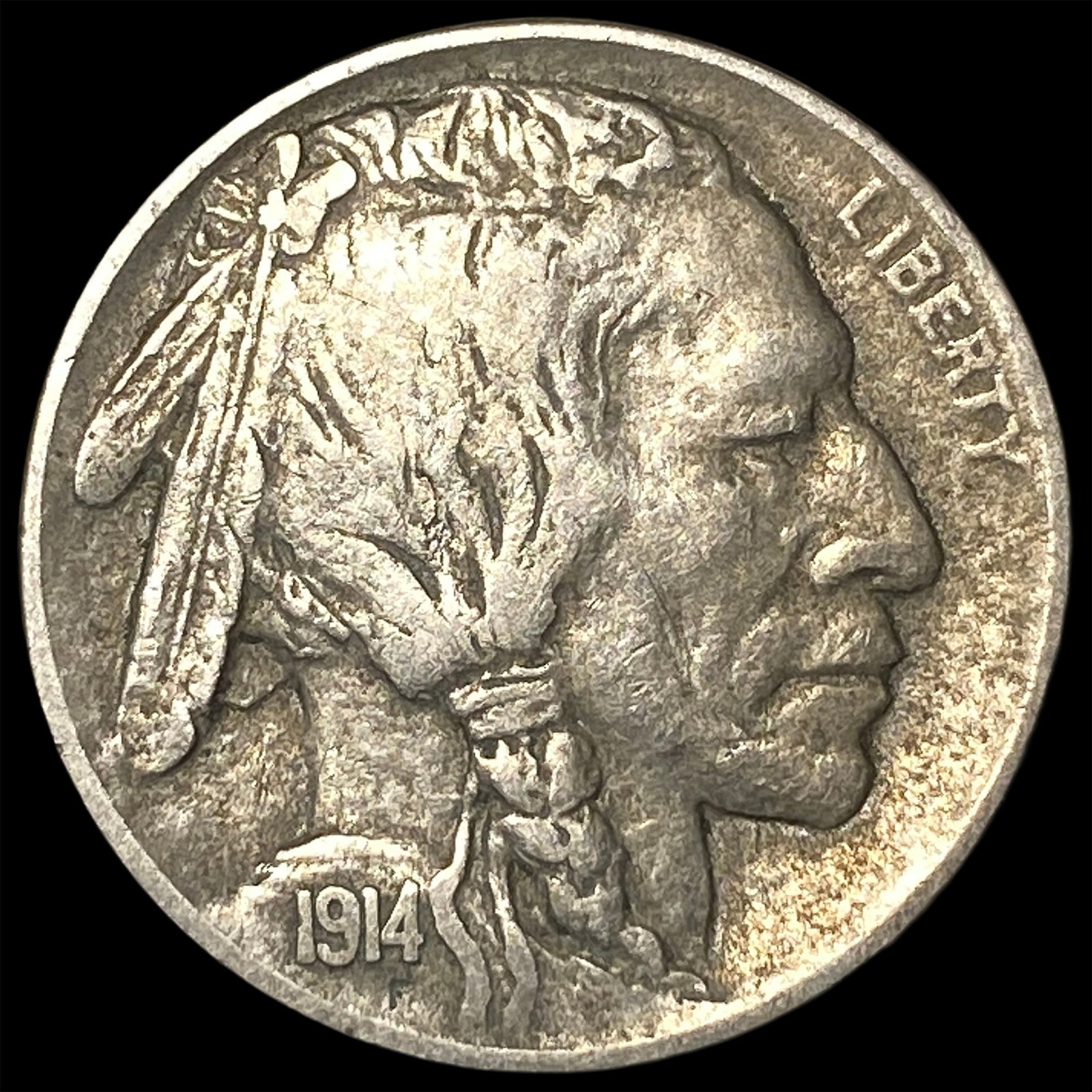 1914-D Buffalo Nickel NEARLY UNCIRCULATED: 1914-D Buffalo Nickel NEARLY UNCIRCULATED