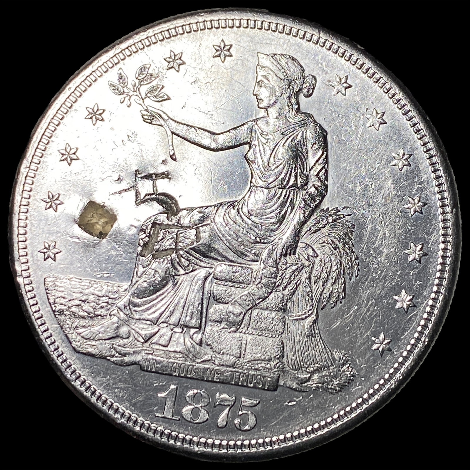 1875-S Silver Trade Dollar HIGH GRADE: 1875-S Silver Trade Dollar HIGH GRADE