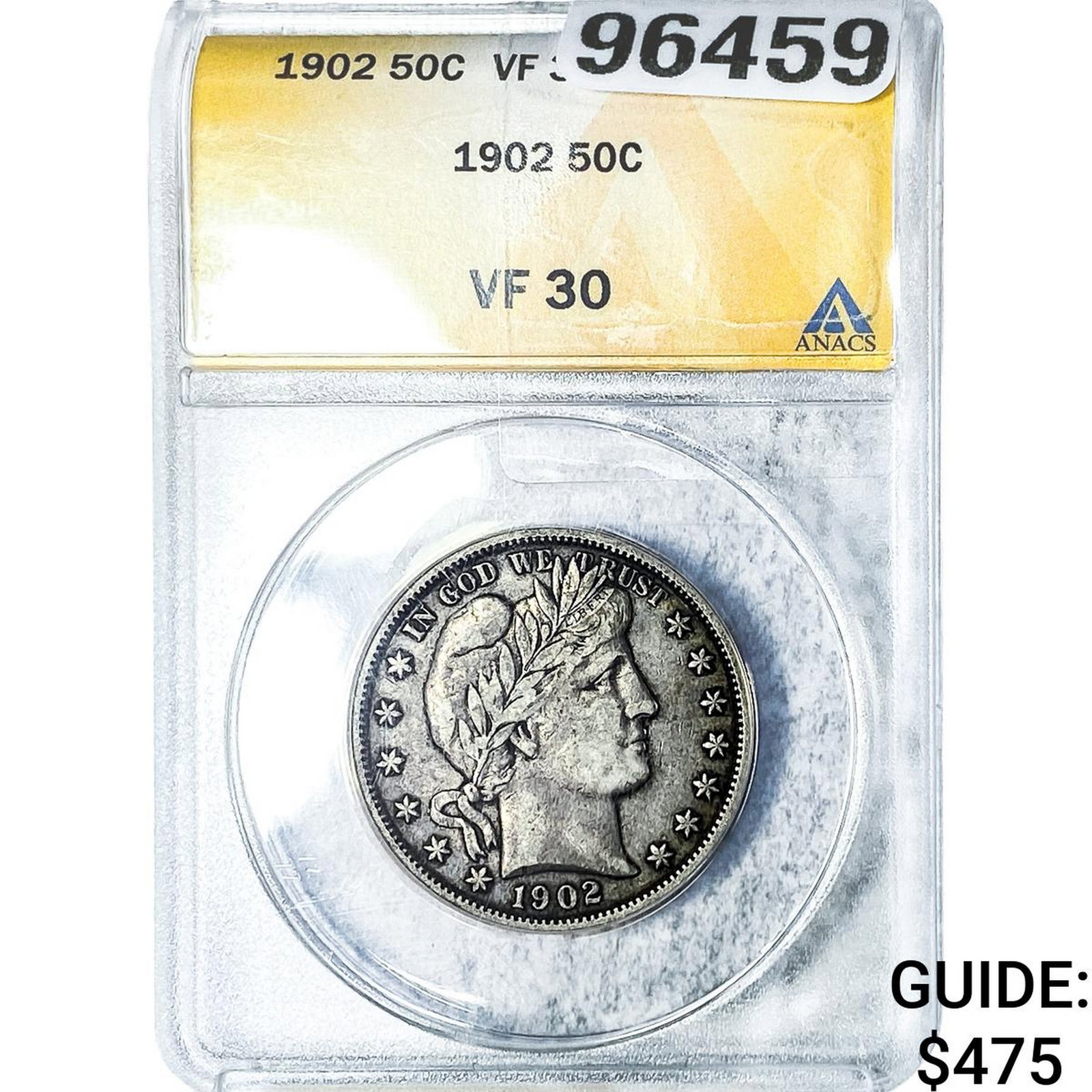 1902 Barber Half Dollar ANACS VF30 (1 of 2)
