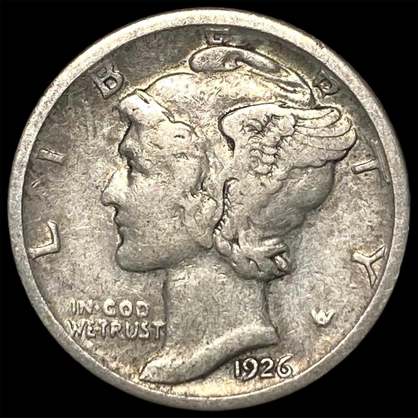 1926-S Silver Mercury Dime NEARLY UNCIRCULATED: 1926-S Silver Mercury Dime NEARLY UNCIRCULATED