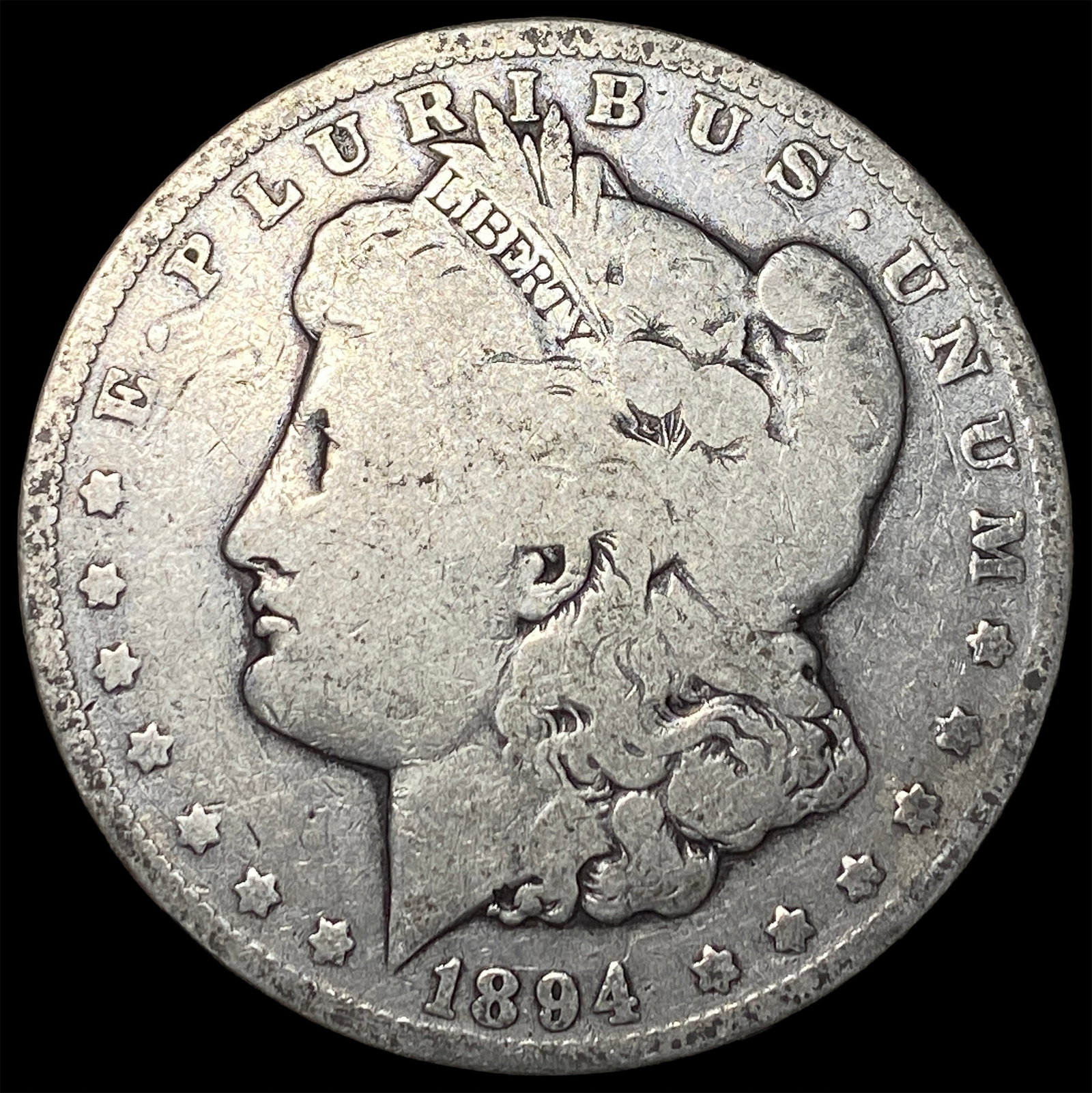 1894-O Silver Morgan Dollar NICELY CIRCULATED: 1894-O Silver Morgan Dollar NICELY CIRCULATED