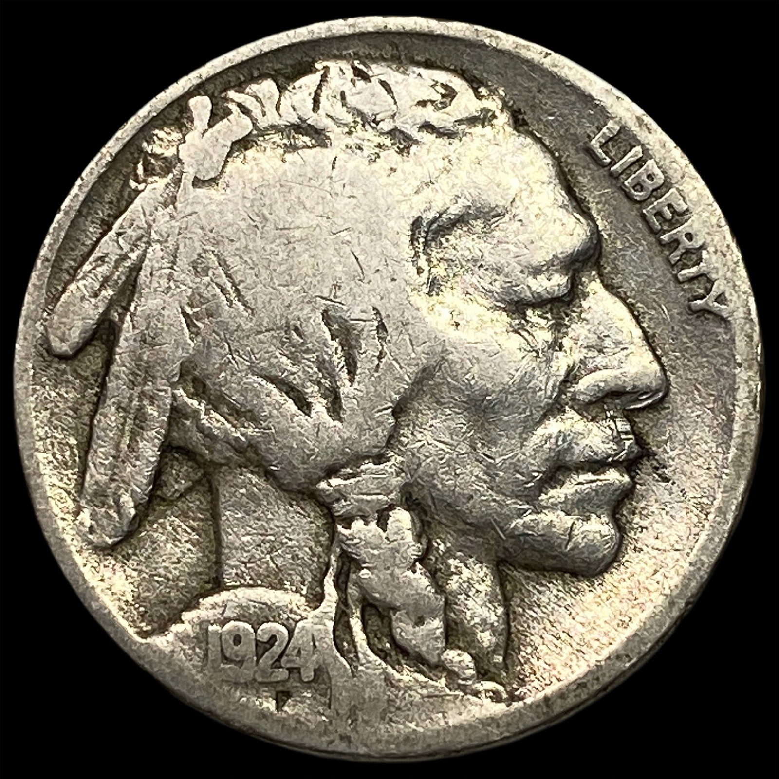 1924-S Buffalo Nickel LIGHTLY CIRCULATED