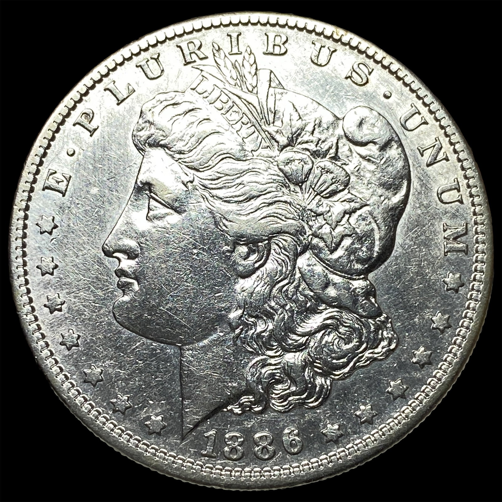 1886-S Silver Morgan Dollar CLOSELY UNCIRCULATED (1 of 2)