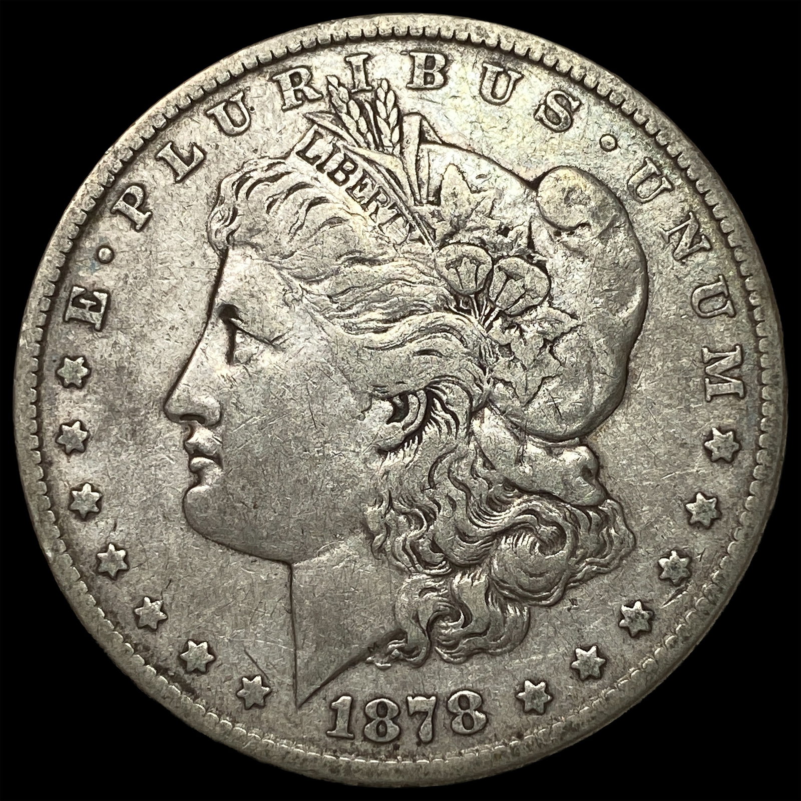 1878-CC Silver Morgan Dollar NEARLY UNCIRCULATED: 1878-CC Silver Morgan Dollar NEARLY UNCIRCULATED