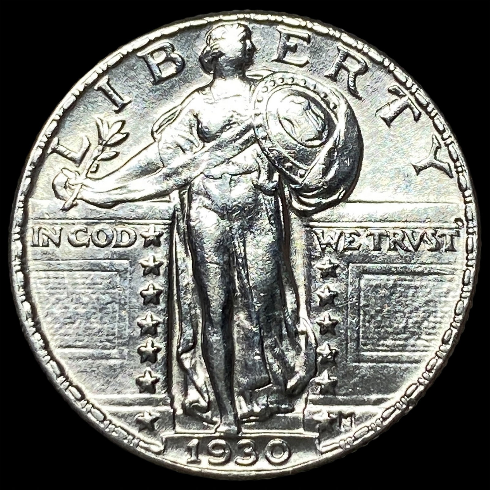 1930 Standing Liberty Silver Quarter UNCIRCULATED: 1930 Standing Liberty Silver Quarter UNCIRCULATED