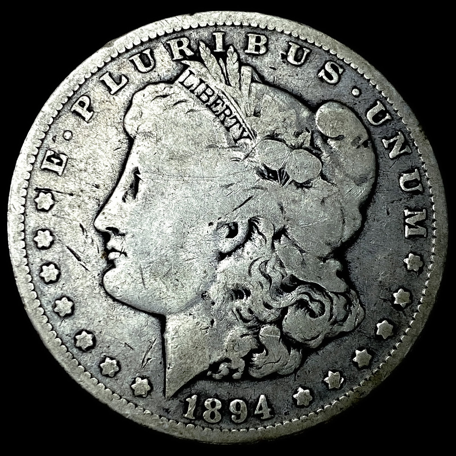 1894-O Silver Morgan Dollar NICELY CIRCULATED: 1894-O Silver Morgan Dollar NICELY CIRCULATED