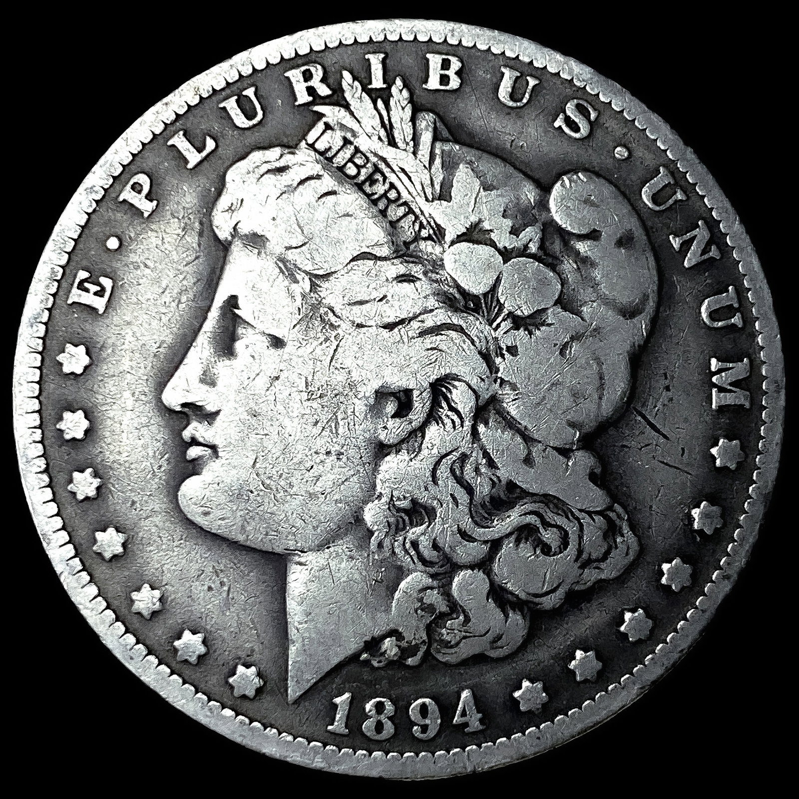 1894-O Silver Morgan Dollar LIGHTLY CIRCULATED: 1894-O Silver Morgan Dollar LIGHTLY CIRCULATED