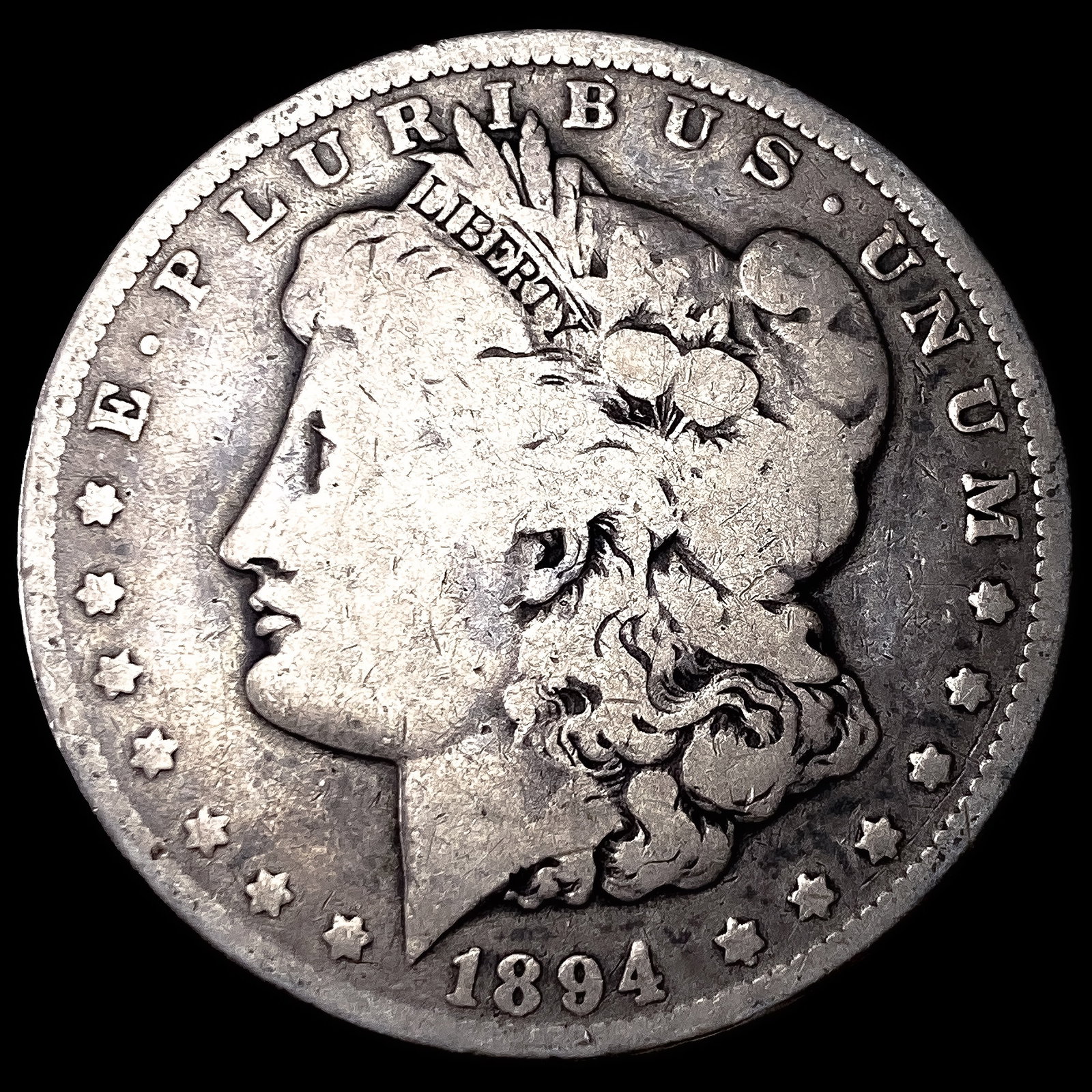 1894-O Silver Morgan Dollar NICELY CIRCULATED: 1894-O Silver Morgan Dollar NICELY CIRCULATED