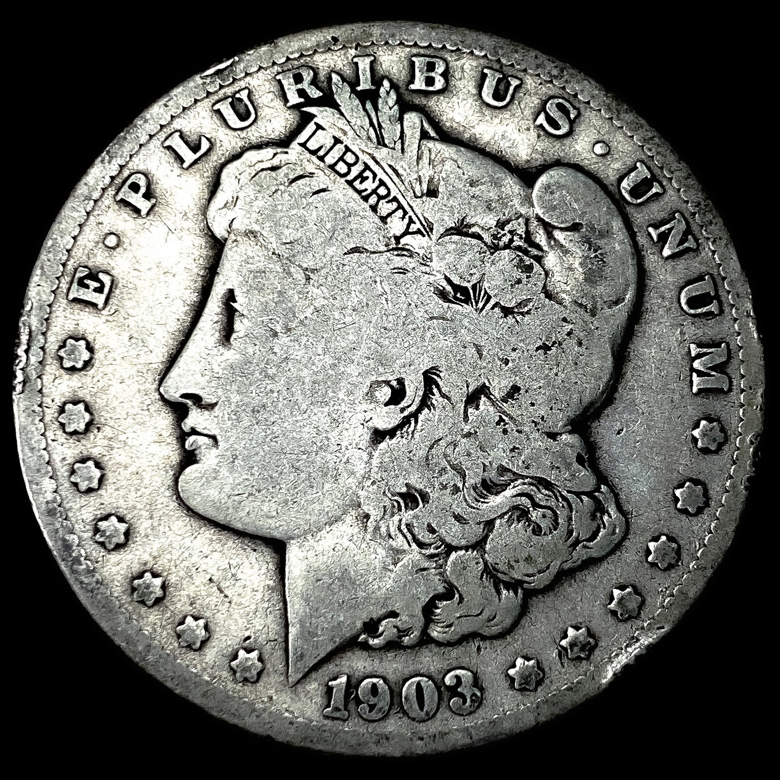 1903-S Silver Morgan Dollar NICELY CIRCULATED: 1903-S Silver Morgan Dollar NICELY CIRCULATED