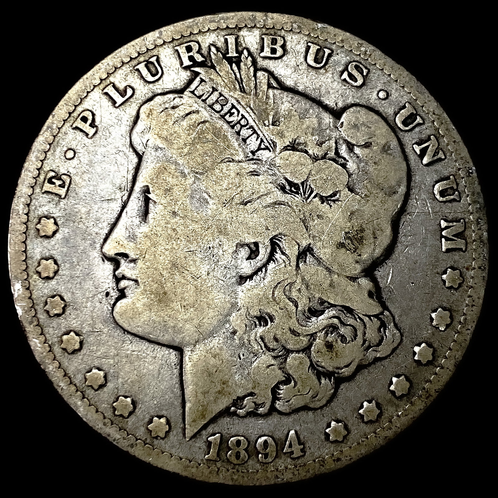 1894-O Silver Morgan Dollar NICELY CIRCULATED
