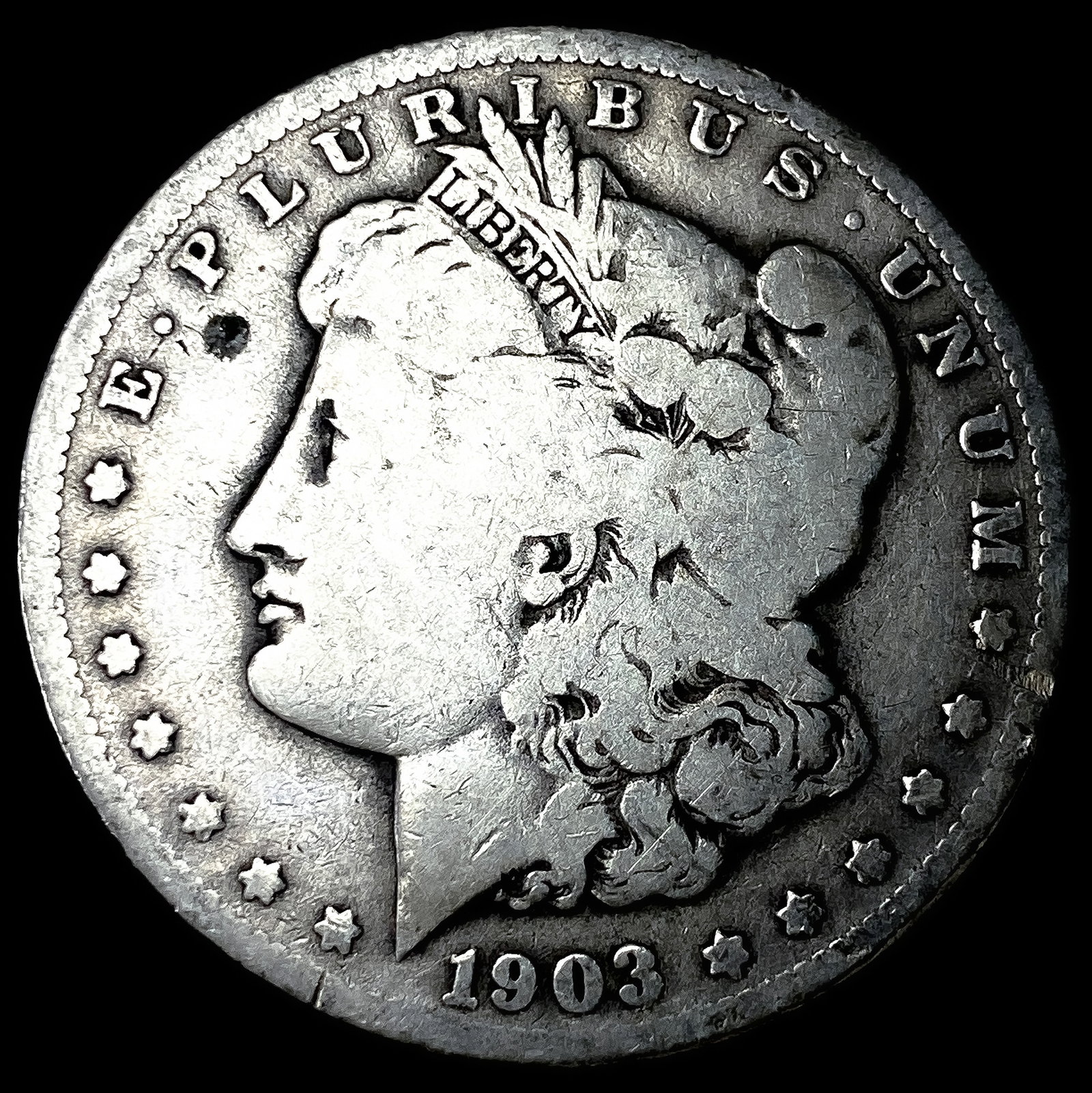 1903-S Silver Morgan Dollar LIGHTLY CIRCULATED: 1903-S Silver Morgan Dollar LIGHTLY CIRCULATED