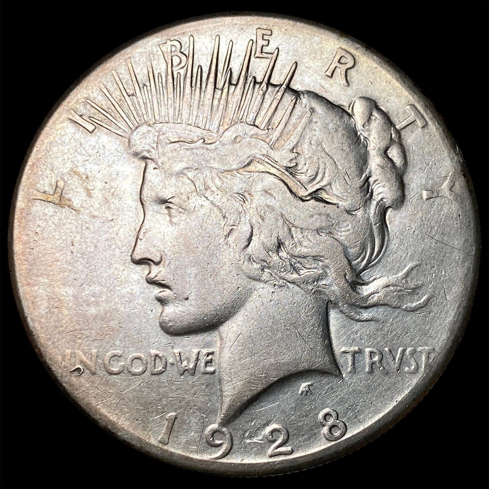 1928 Silver Peace Dollar LIGHTLY CIRCULATED