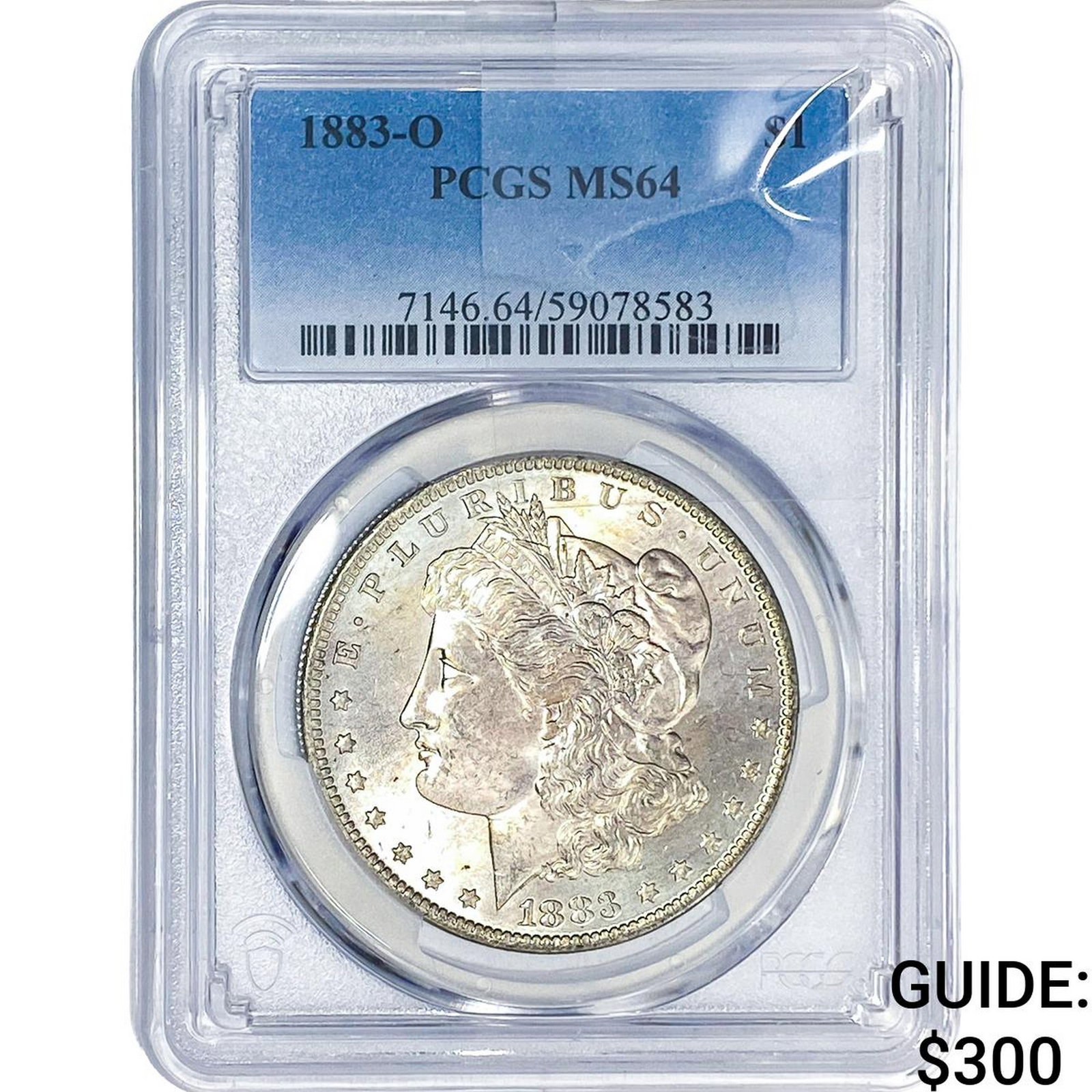 1883-O Morgan Silver Dollar PCGS MS64: 1883-O Morgan Silver Dollar PCGS MS64