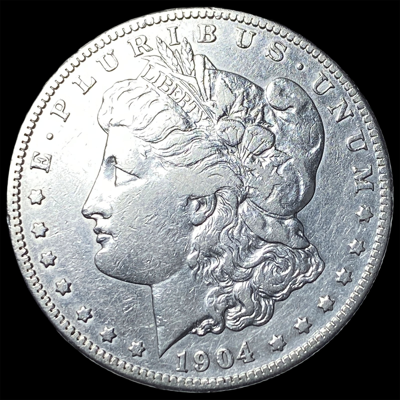 1904-S Silver Morgan Dollar NEARLY UNCIRCULATED (1 of 2)